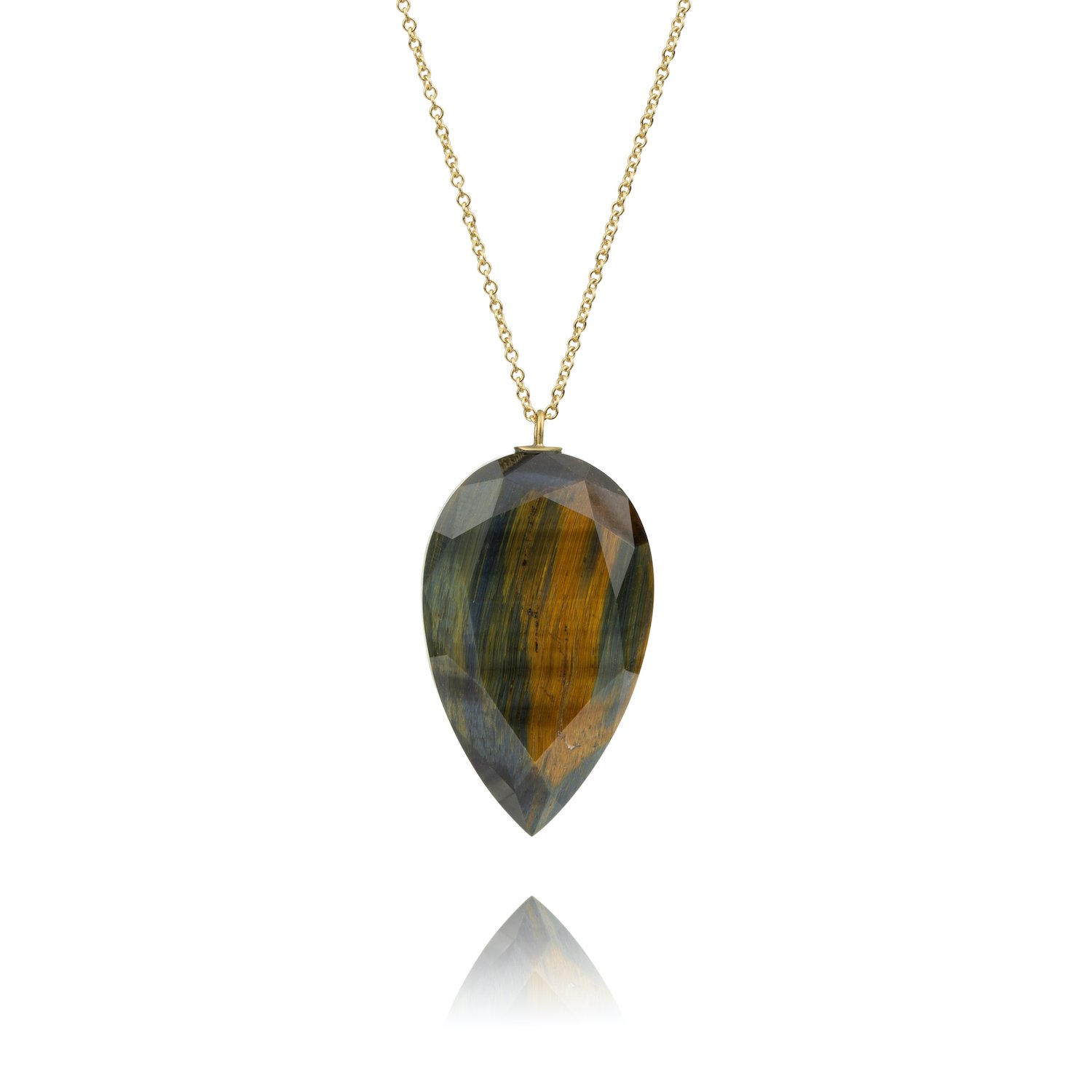 Astra-Nova Faceted Tigers Eye Necklace | £975.00