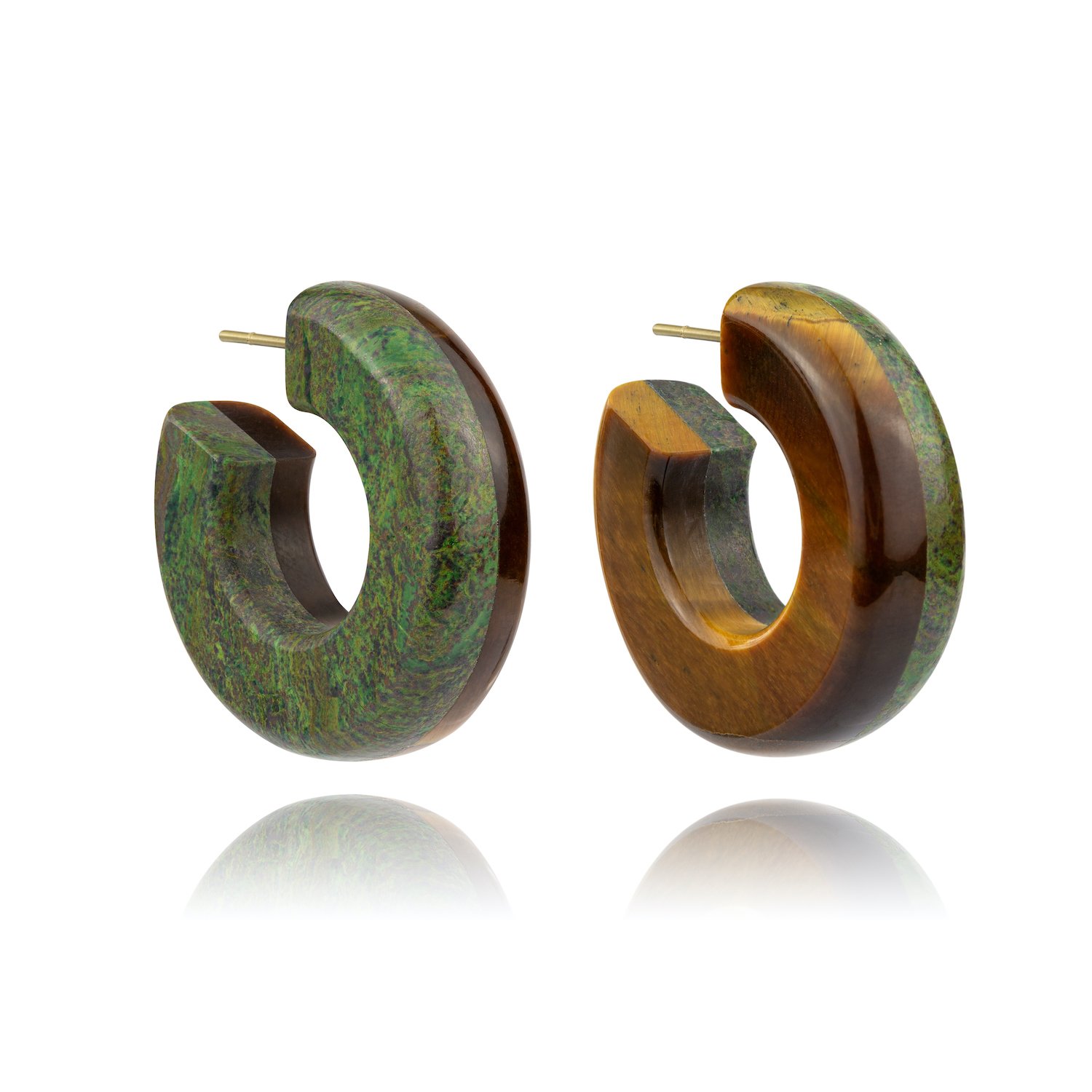 Astra-Nova Tigers Eye Hoops | £750.00