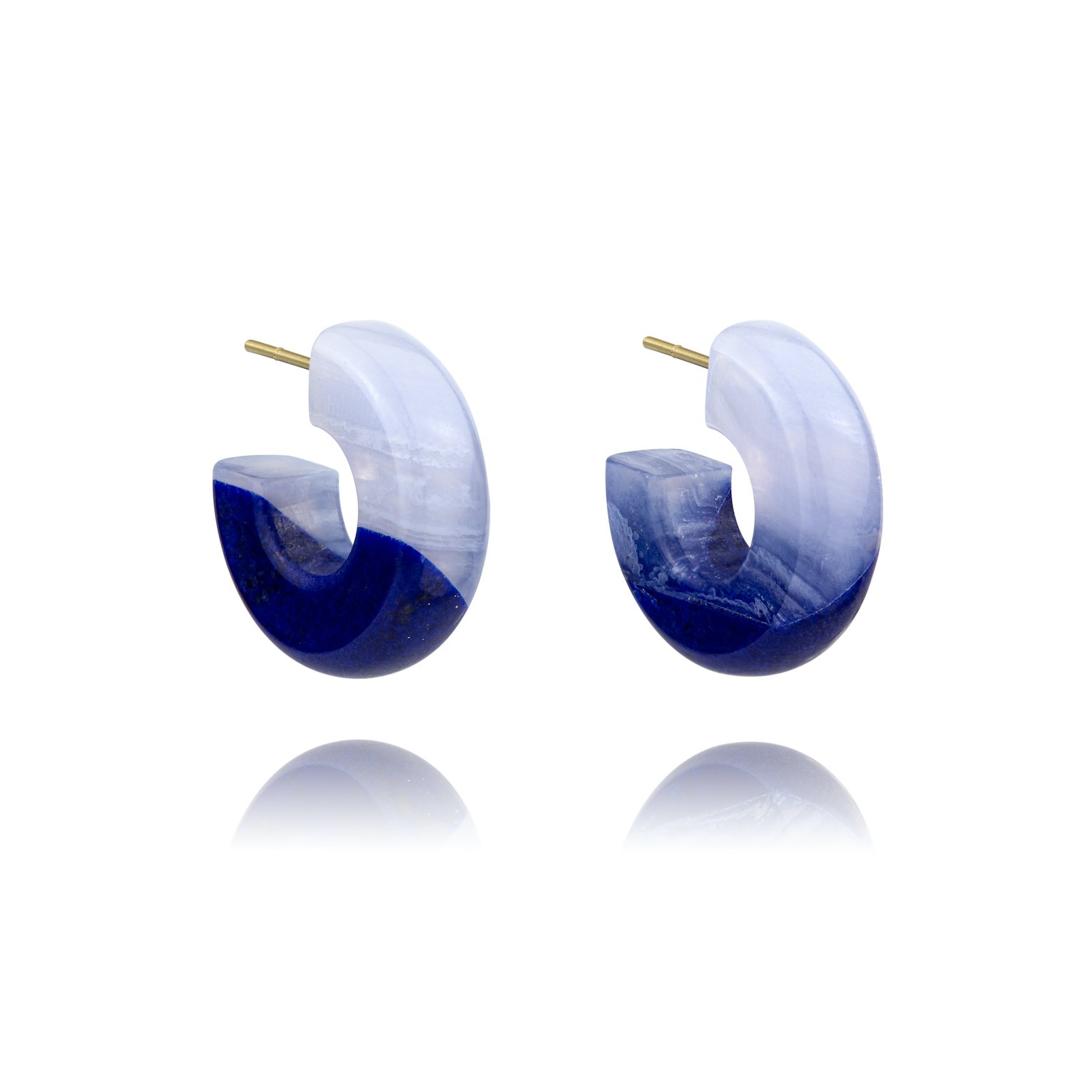 Astra-Nova Lapis Lazuli Huggies | £600.00