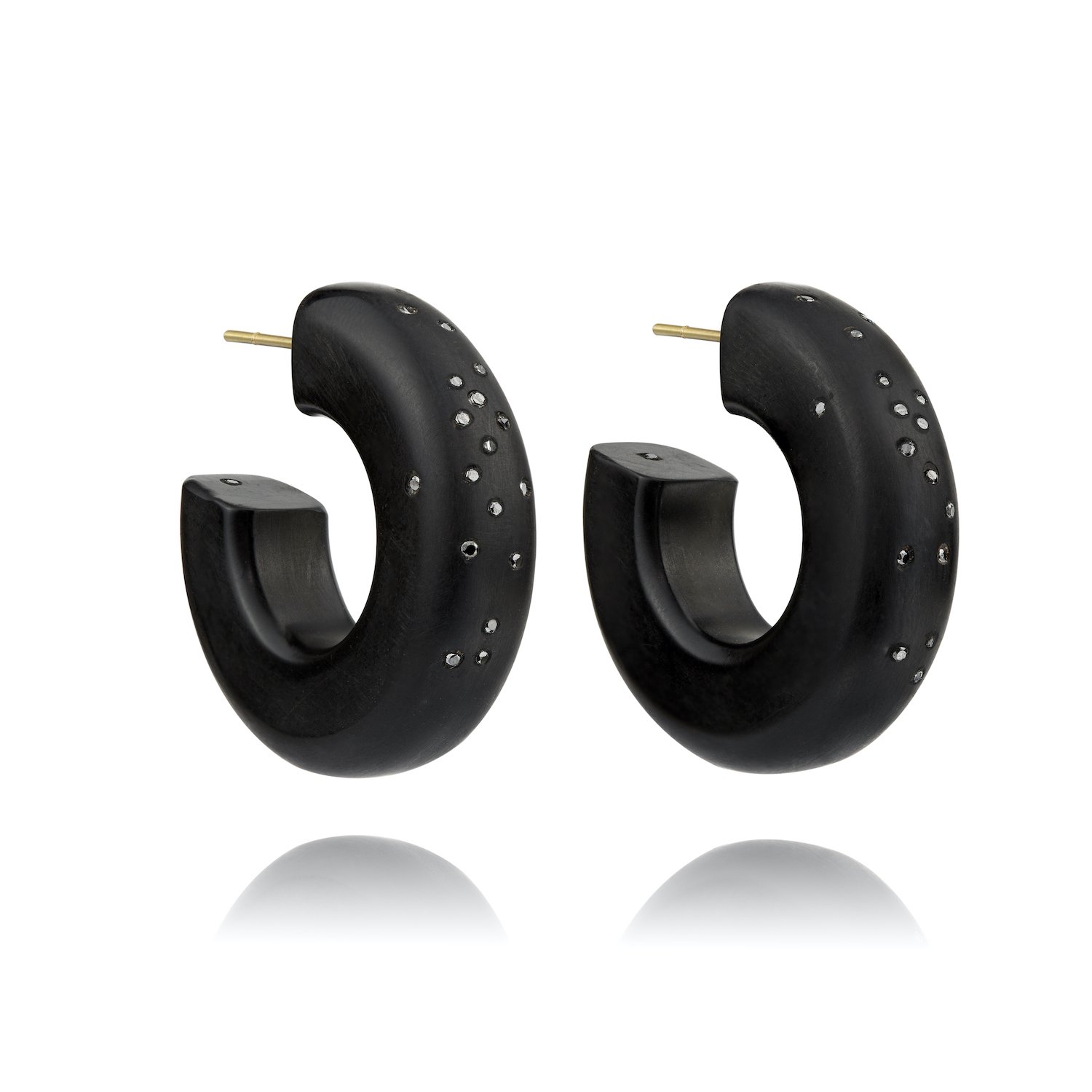 Dark Matter Rounded Hoops | £750.00