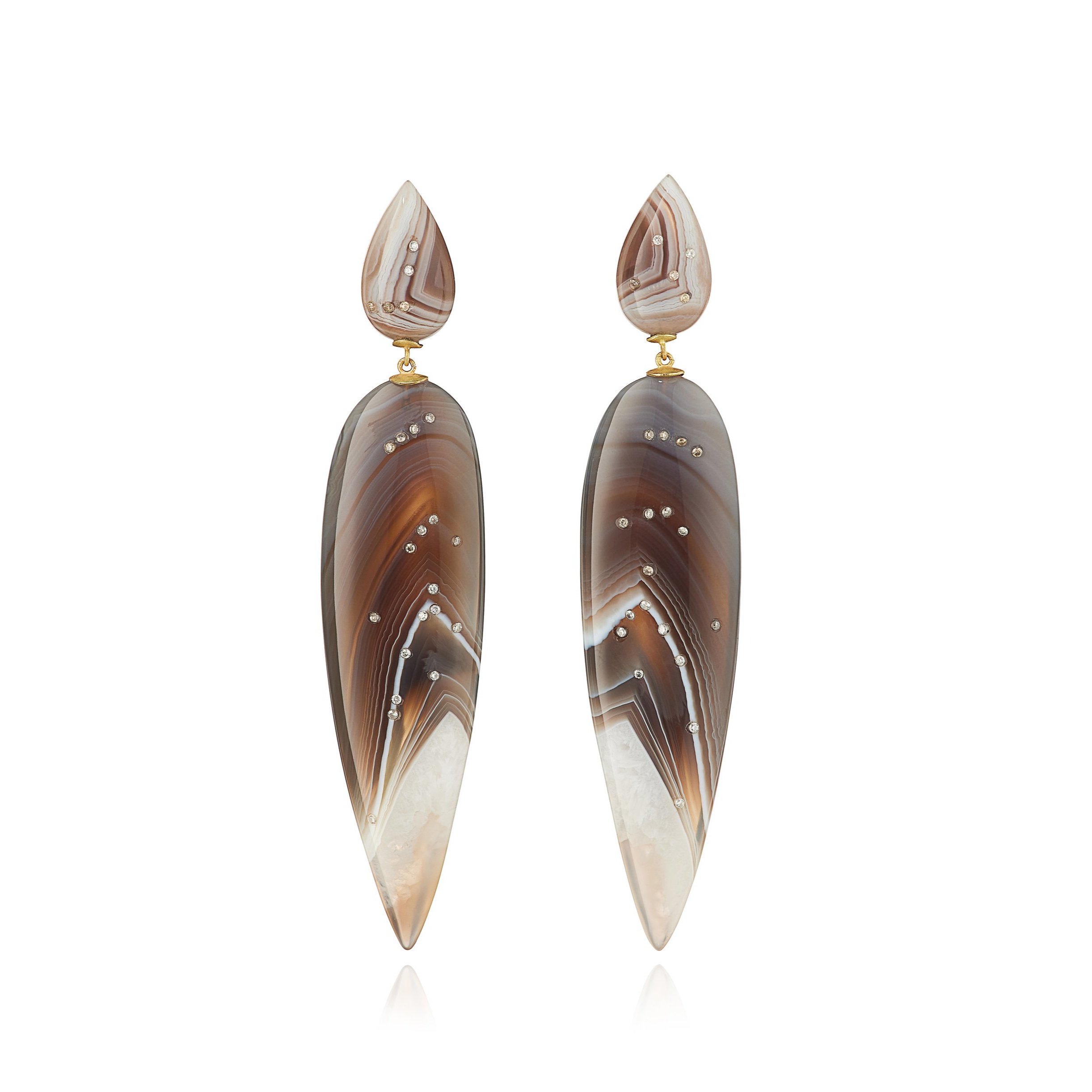 Celestial Double Teardrop Earrings | £1,500.00