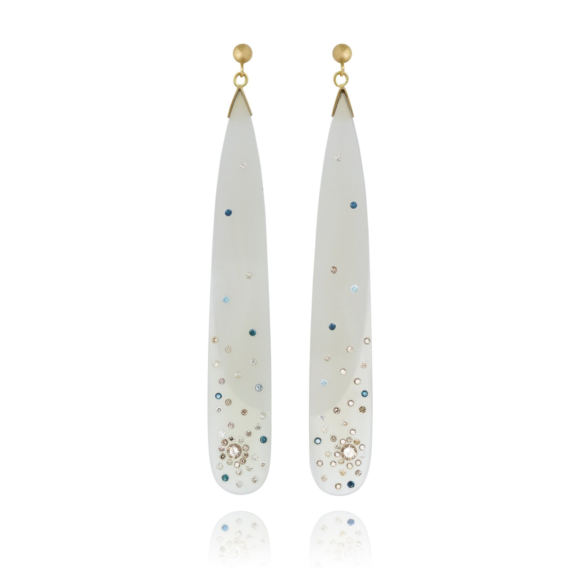 Galactica Forward Drop Earrings | £1,700.00