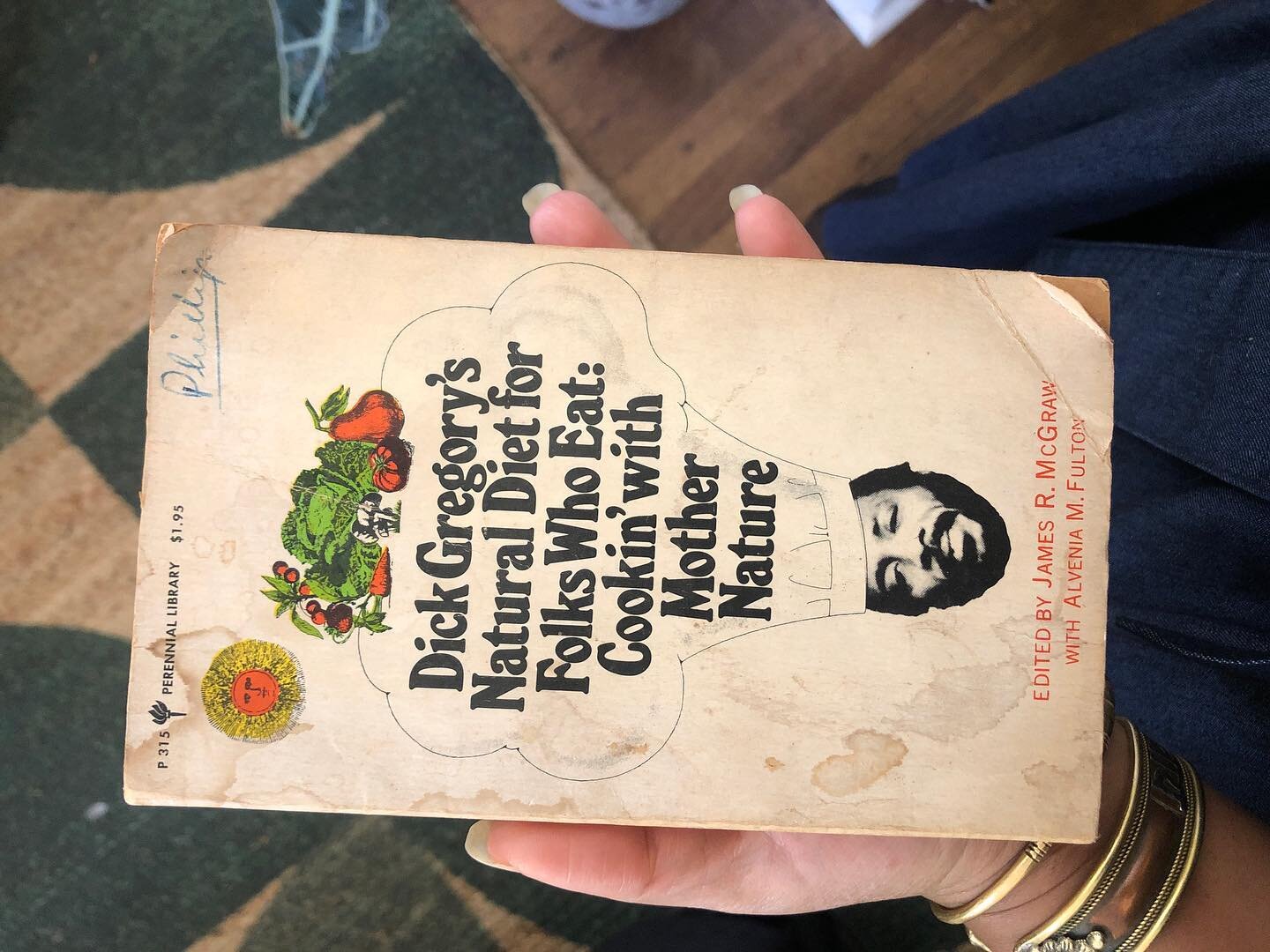 Found an original copy of Dick Gregory&rsquo;s cookbook tossed in a box of dusty books at restore &mdash; for y&rsquo;all who don&rsquo;t have access to dusty boxes of gold, Feast Afrique put together an amazing digital library of cookbooks mentioned