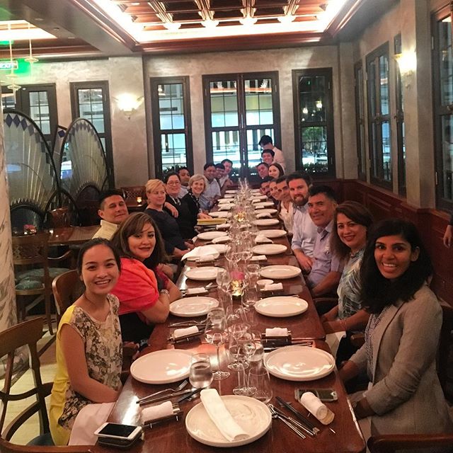 First group dinner! We&rsquo;ll let you imagine the delicious food that came next...
#optixproject #optixlearning