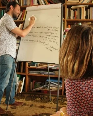 Writing lyrics with Professor Abigail Williams of Oxford University