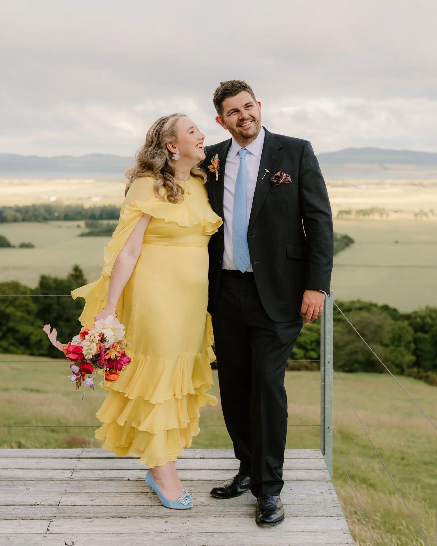 What a day with the wonderful Becci &amp; Matt at one of my favourite Perthshire wedding venues, the ever lovely Guardswell Farm. As locals to the area, and after spending holidays in Guardswell's off-grid hut overlooking the Carse of Gowrie, B&amp;M