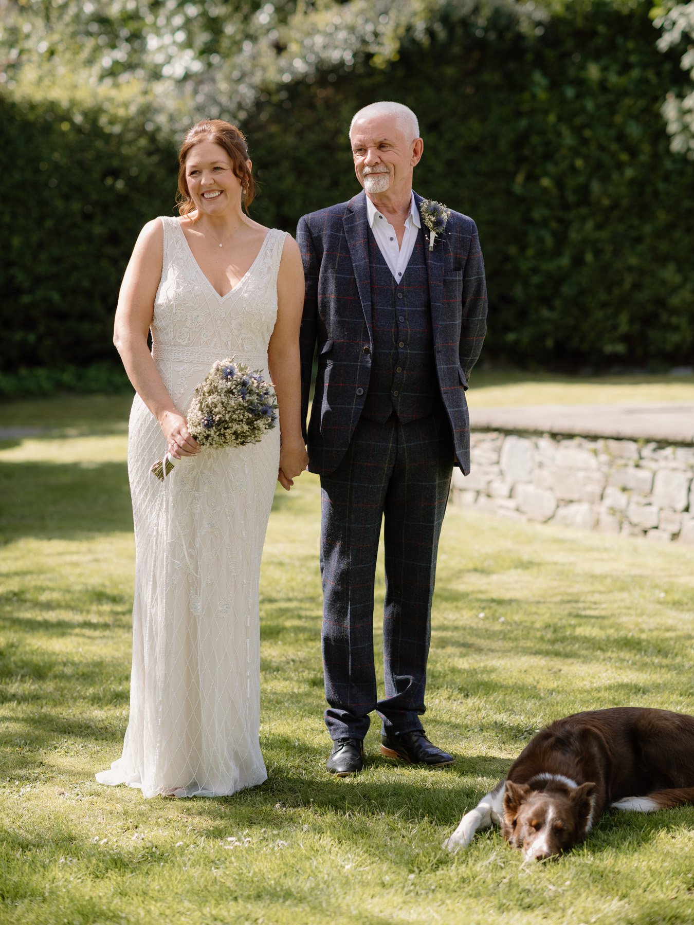 I absolutely adore garden weddings and was so pleased for Kim &amp; Stuart when glorious Spring weather was forecast for their outdoor ceremony in Kenmore. Taking place in the grounds of the Taymouth Estate Cottage Farmhouse, K&amp;S celebrated their