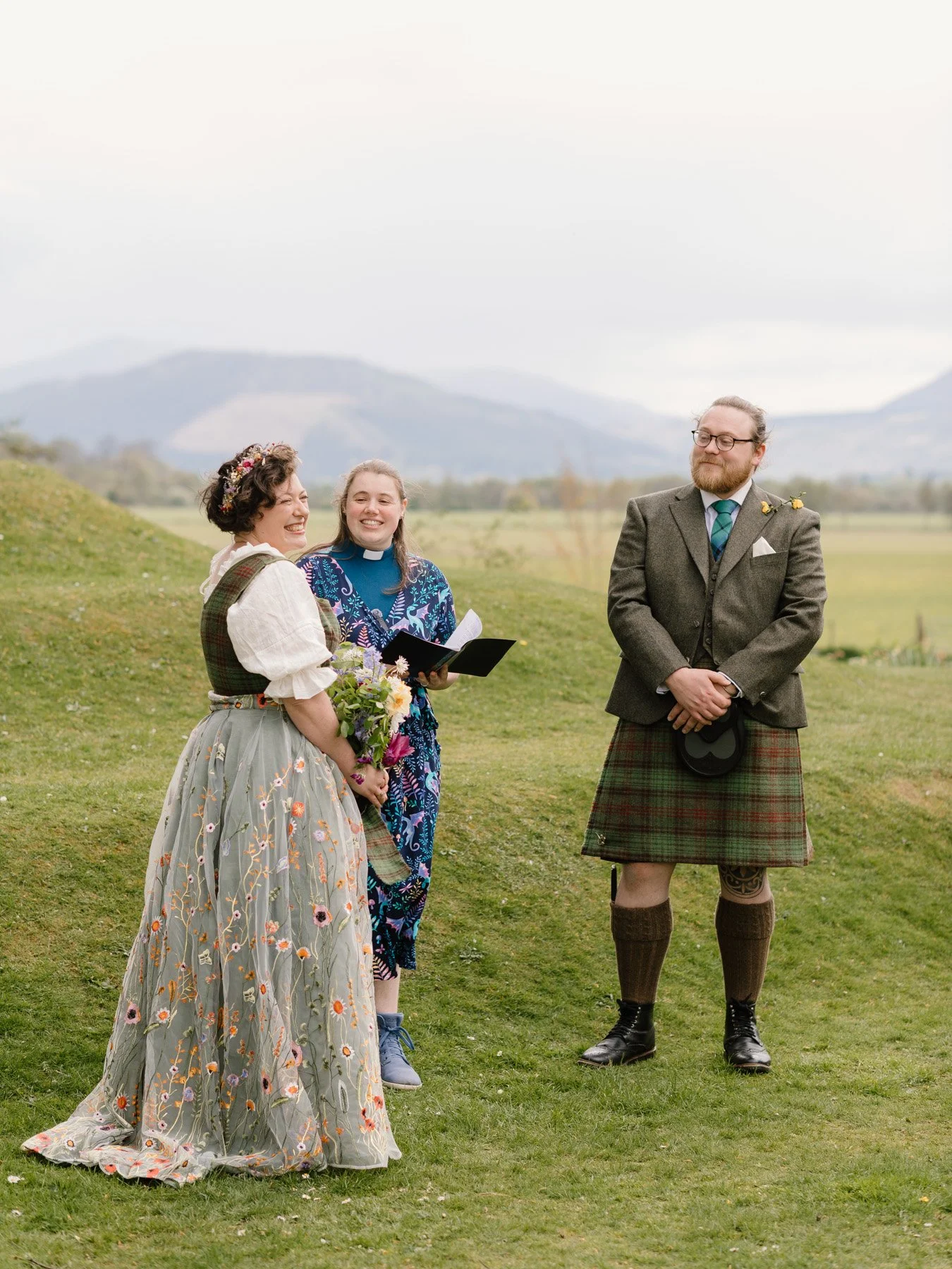 A DIY Village Hall Wedding in Aberfeldy &amp; Fortingall. 

When Jo got in touch with me last year and described her and Isaac's plans for their wedding day as "Think Bilbo's birthday party from Lord of the Rings, but with a wedding added in&quo