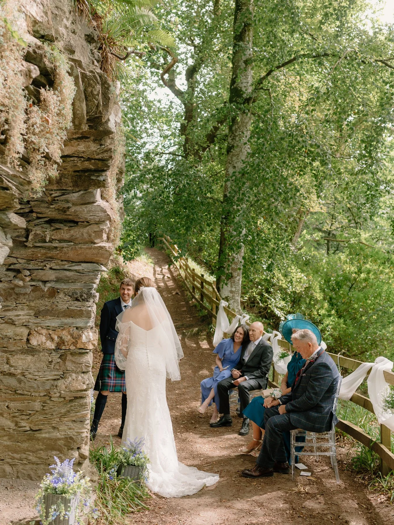A few favourites from R&amp;A's small wedding at the magical West Grotto at Dunkeld House by the River Tay. 

A special little spot for a more intimate celebration of love. R&amp;A's parents were there to hear their exchange of vows before a larger f