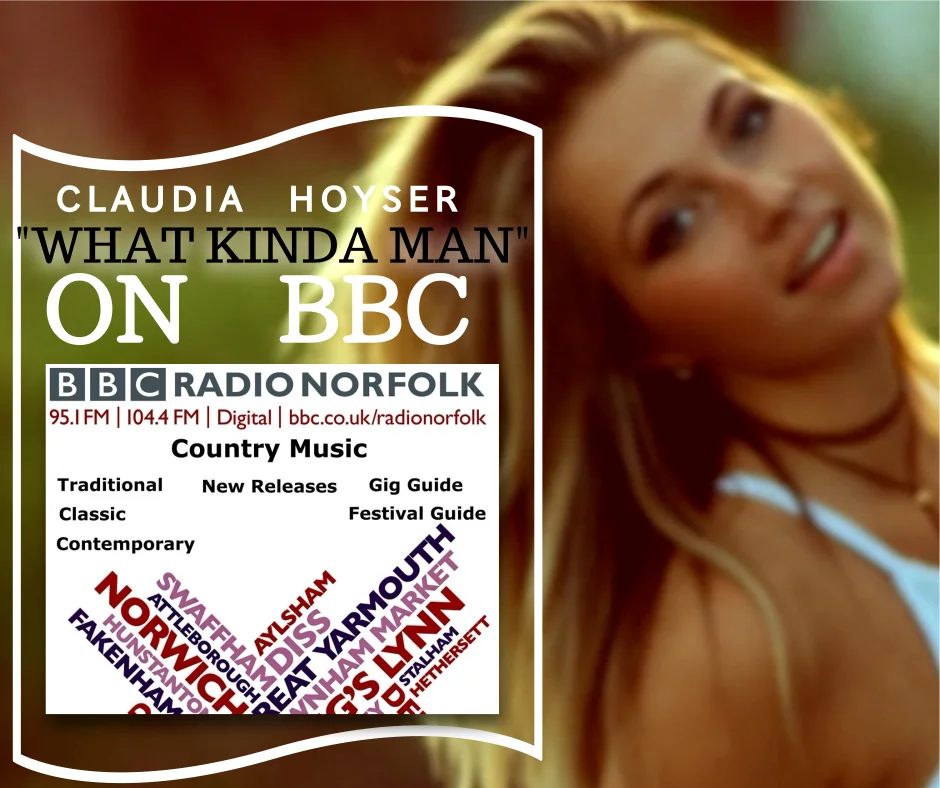 "What Kinda Man" has made its way across the pond!! Keep it Country TV featured "Steam" on their "Ladies of Country" program last week and now BBC Radio 2 Country will be airing "What Kinda Man" this weekend!! ..Travel bug is getting bigger..