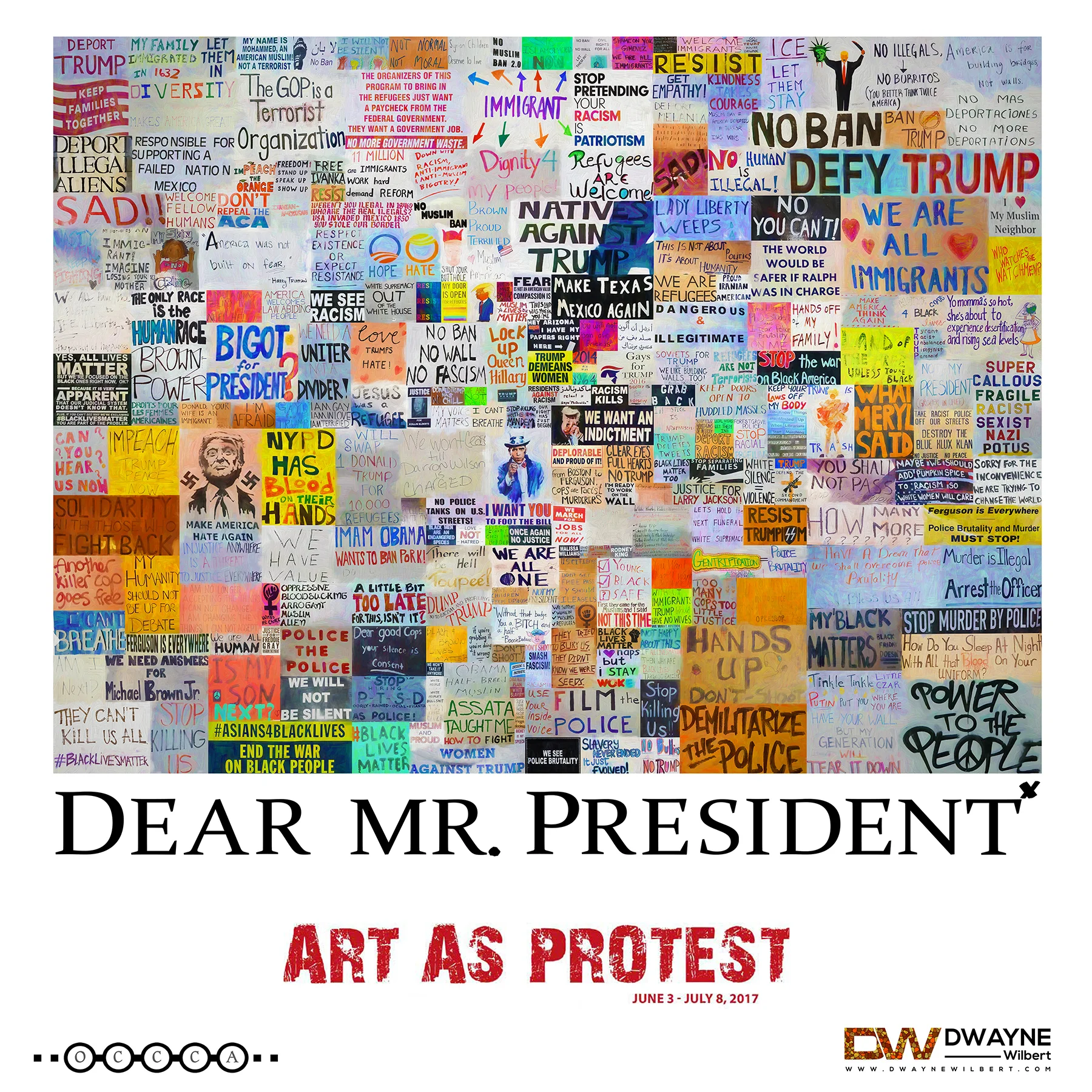 "Dear Mr. President Exhibition Poster"