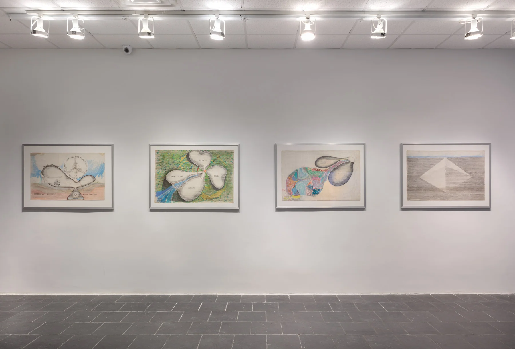 Installation View: The School of Survival: Learning with Juan Downey , Hunter College Art Galleries, 2018. Photo by Stan Narten.