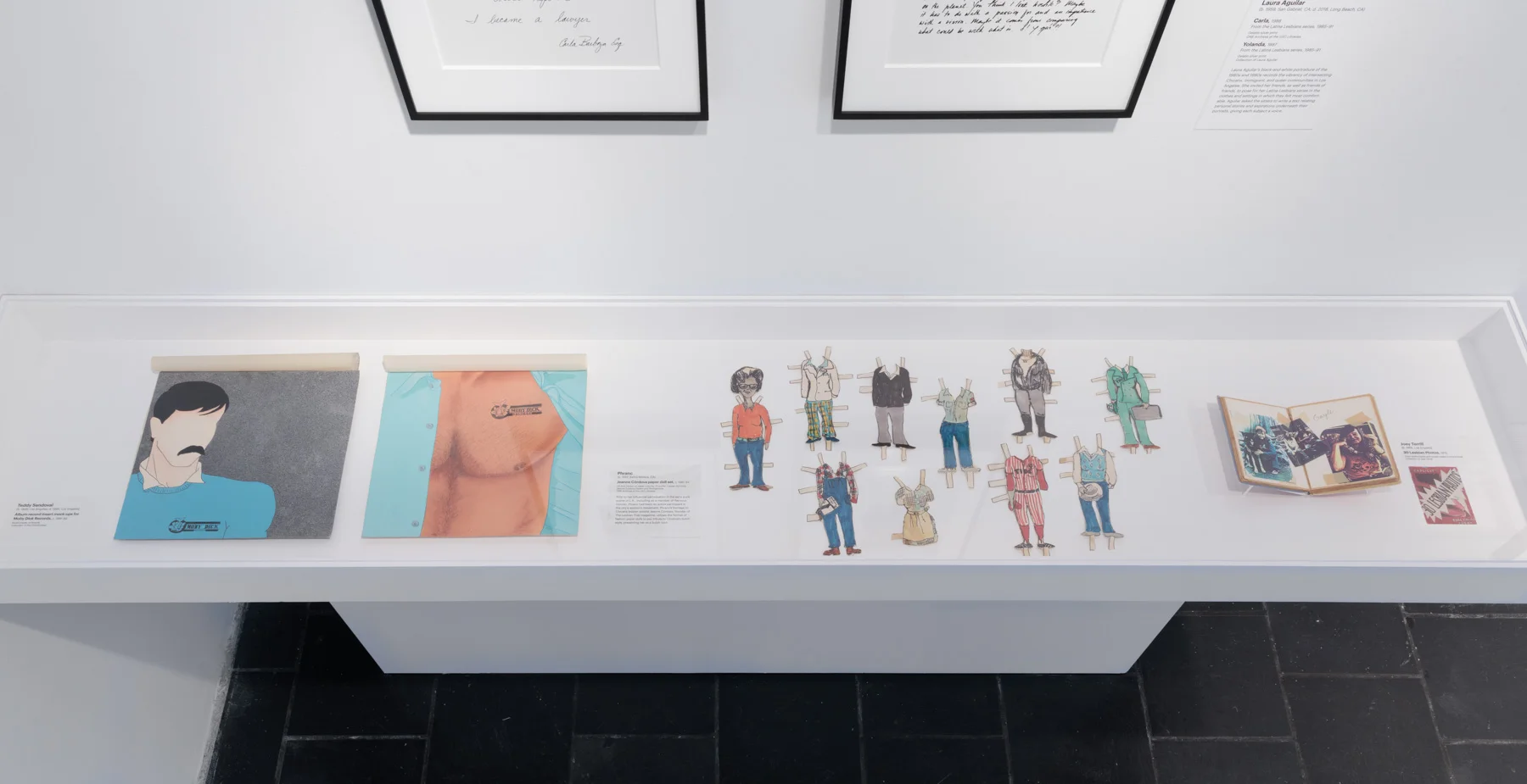 Installation view of Axis Mundo: Queer Networks in Chicano L.A. at the Bertha and Karl Leubsdorf Gallery. Photo by Stan Narten. Courtesy of Hunter College Art Galleries.