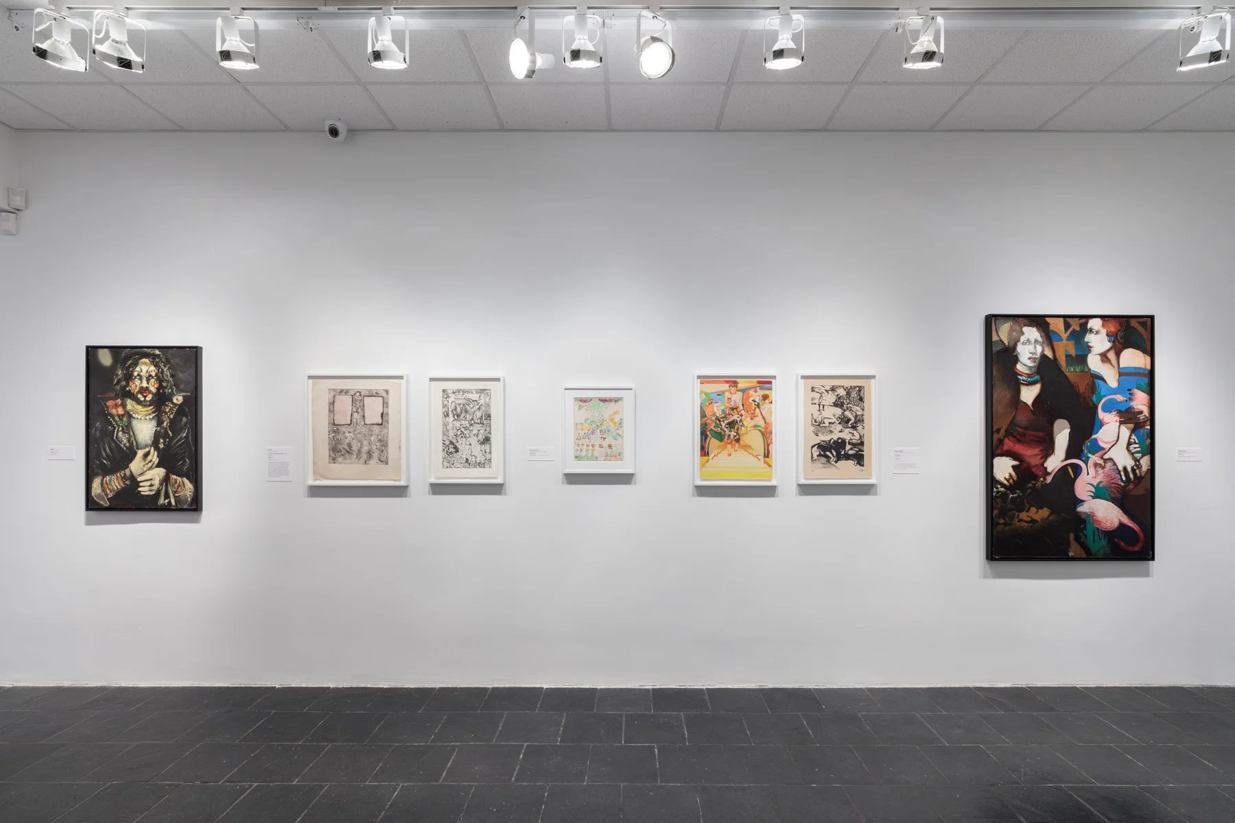 Installation view of Axis Mundo: Queer Networks in Chicano L.A. at the Bertha and Karl Leubsdorf Gallery. Photo by Stan Narten. Courtesy of Hunter College Art Galleries.