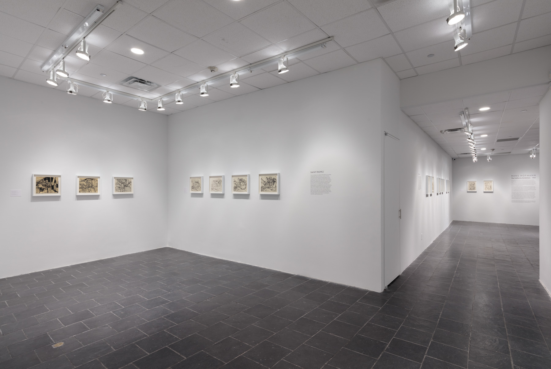  Installation view:  Hans Hofmann: The California Exhibitions, 1931 , Hunter College Art Galleries, 2019. Photo by Stan Narten. 