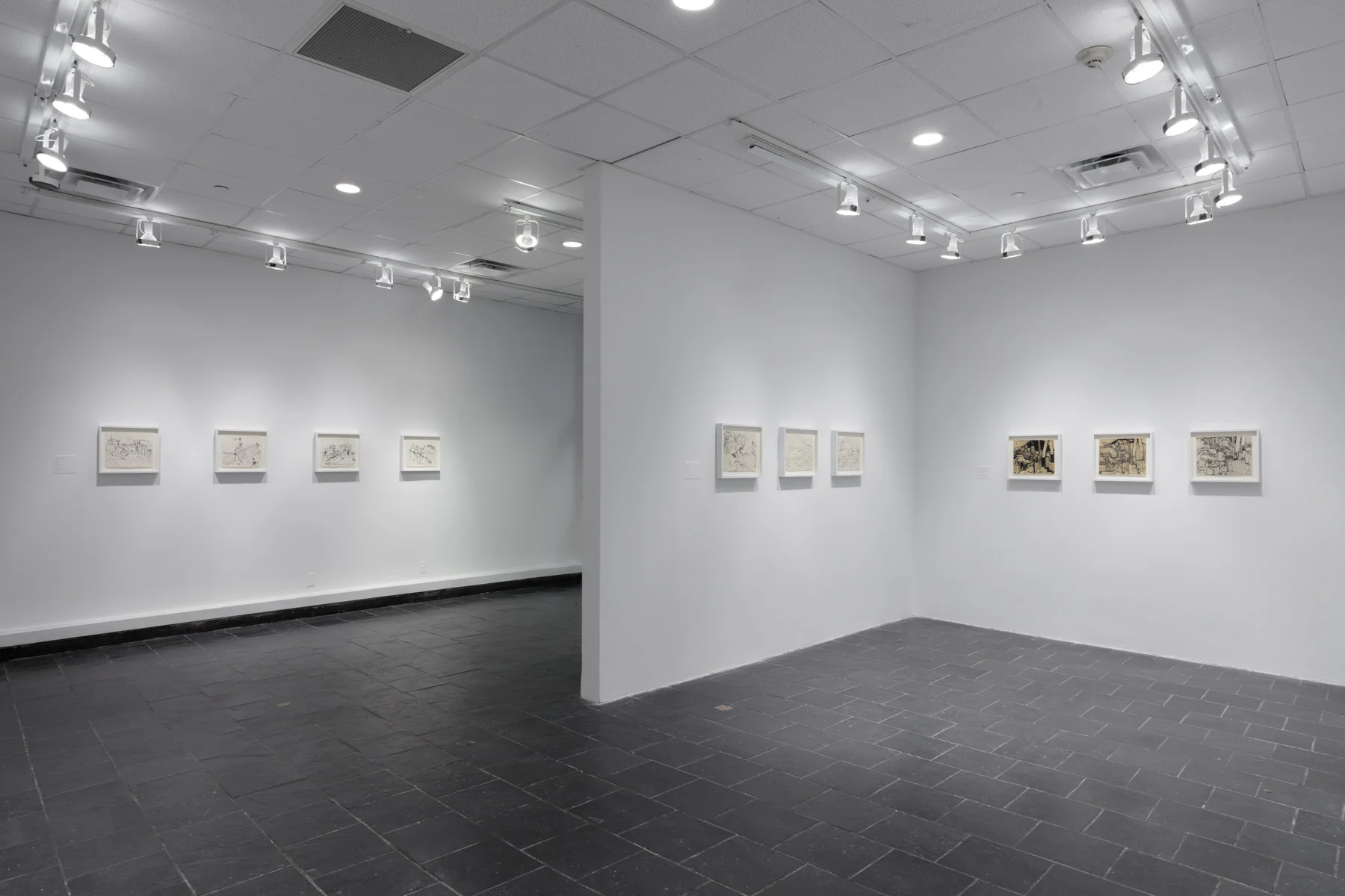 Installation view: Hans Hofmann: The California Exhibitions, 1931 , Hunter College Art Galleries, 2019. Photo by Stan Narten.