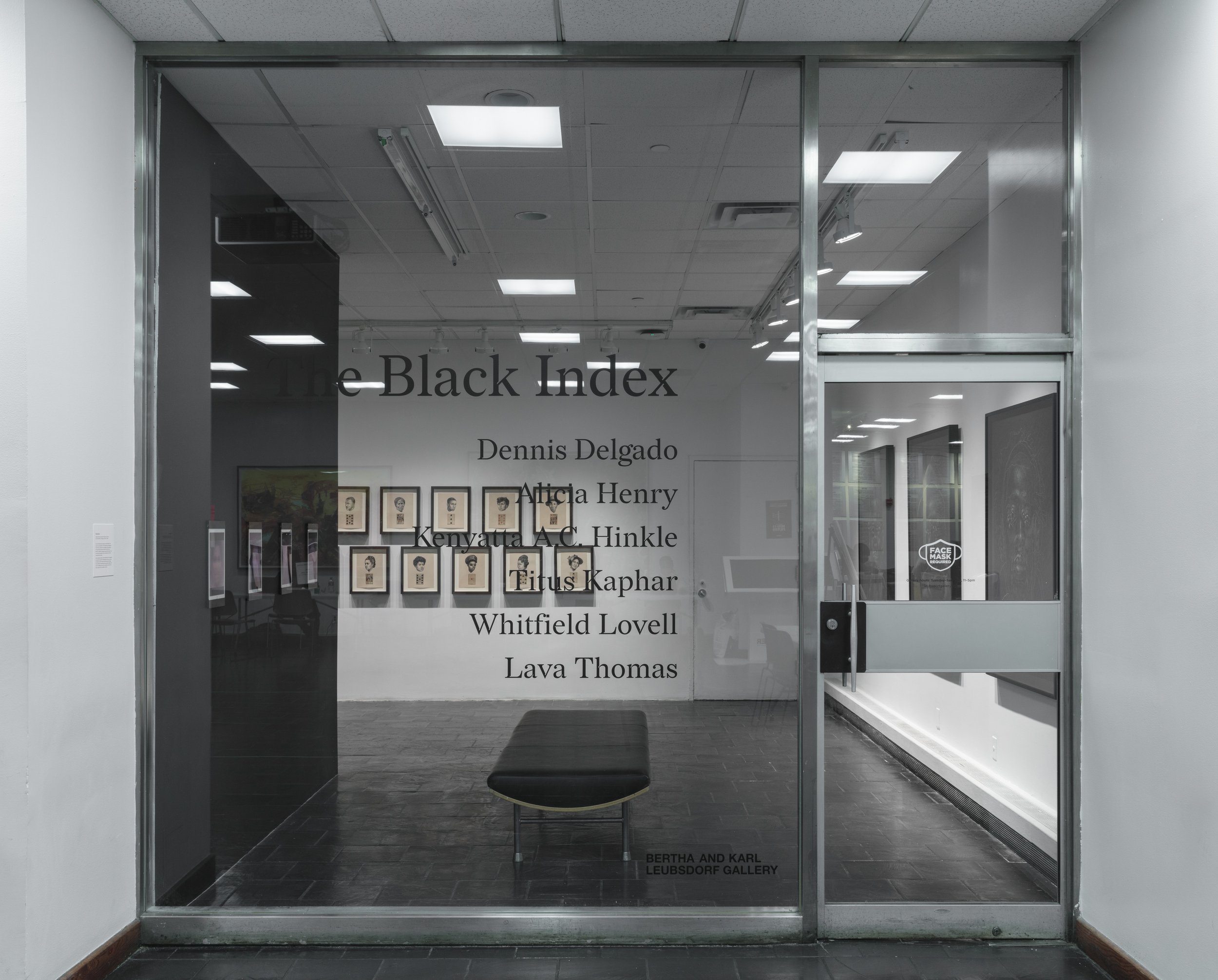  Installation view of  The Black Index  at Hunter College Art Galleries’ Leubsdorf Gallery, 2022. Photo: Stan Narten.&nbsp; 