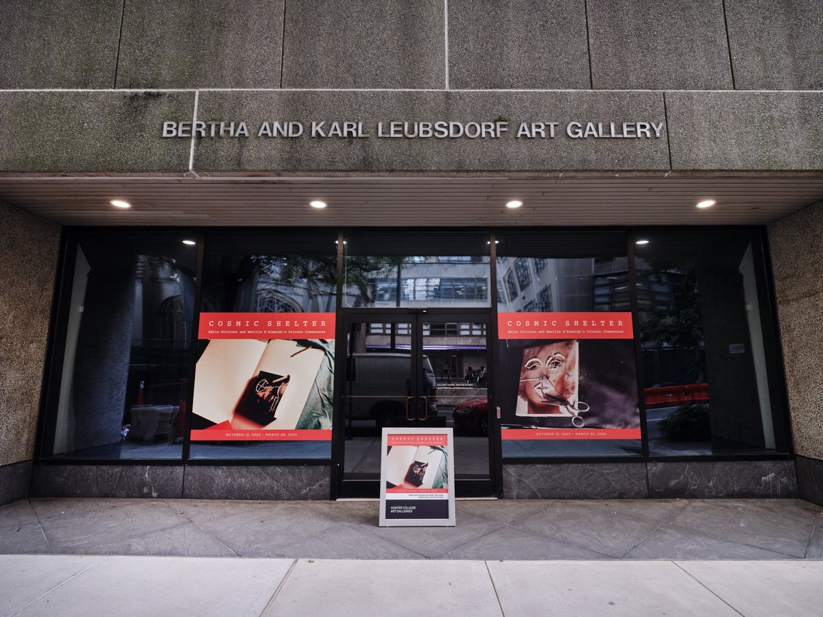  Installation view,  Cosmic Shelter: Hélio Oiticica and Neville D’Almeida’s Private Cosmococas .  Leubsdorf Gallery, Hunter College, October 12, 2023-March 30, 2024. Photo by Argenis Apolinario.  