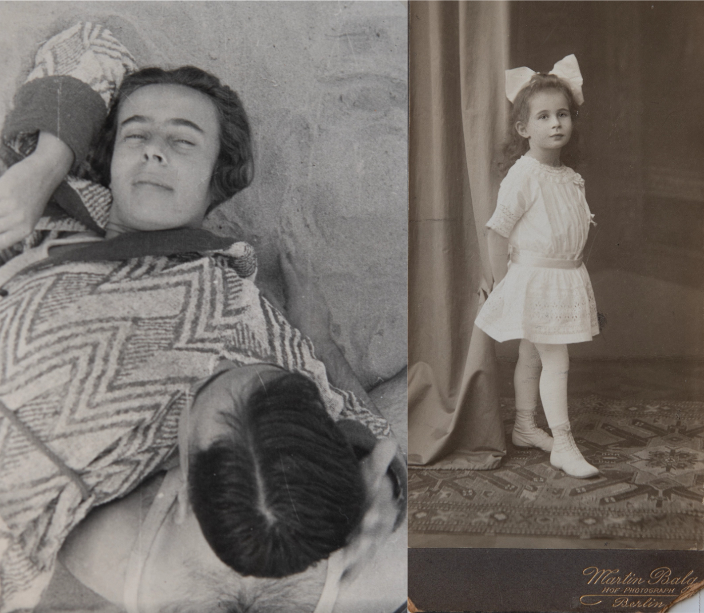  Left: Bertha and Karl Leubsdorf at the beach, New York, c. 1936. Photographer unknown. Right : Bertha Leubsdorf, Berlin, Germany, c. 1912. Courtesy John Leubsdorf. Photograph by Martin Balg. 
