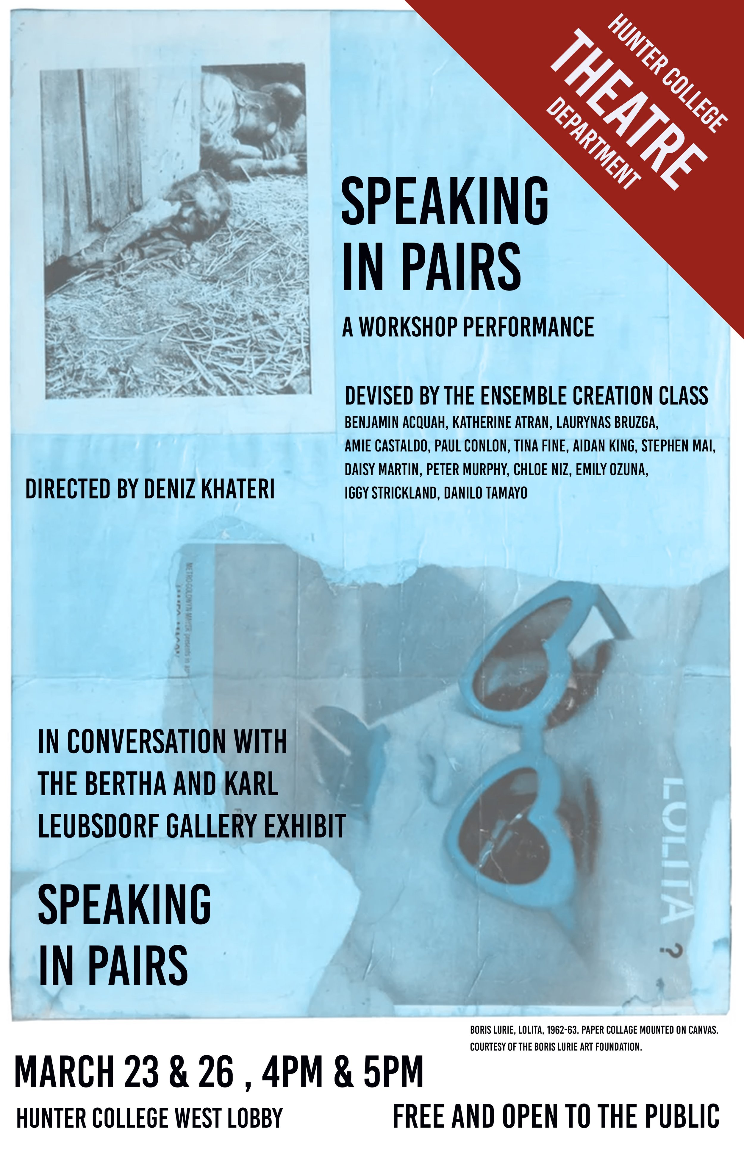 Speaking in Pairs: A Workshop Performance