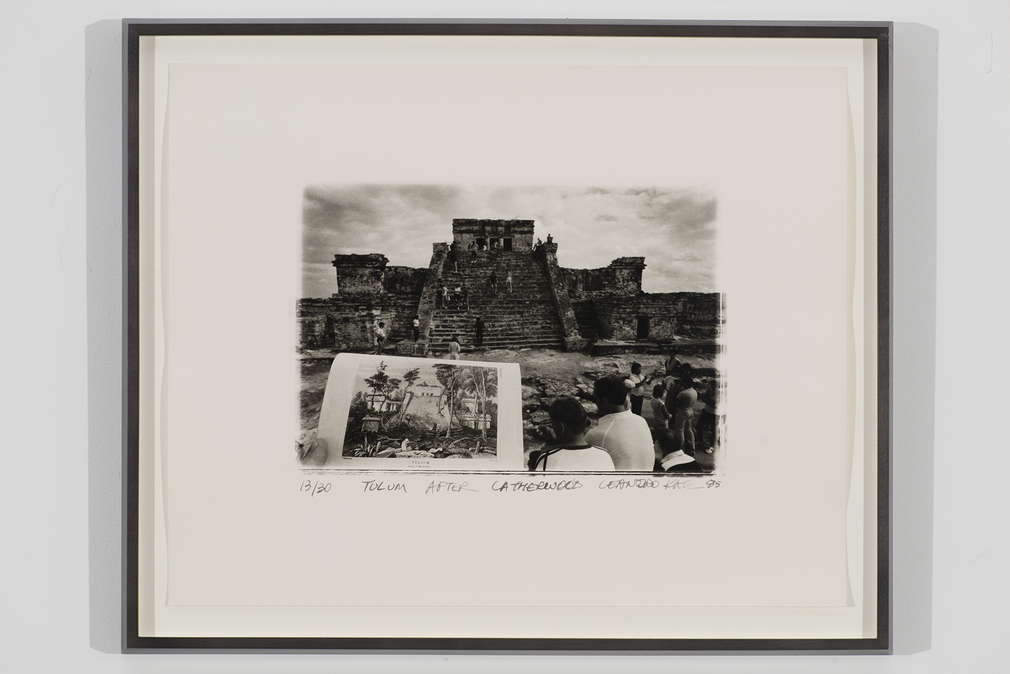  Leandro Katz,    El Castillo [Chichén Itzá],  1985. Gelatin silver print, 20 x 16 inches. The Museum of Modern Art. Promised gift of Patricia Phelps de Cisneros through the Latin American and Caribbean Fund in honor of May Castleberry. 