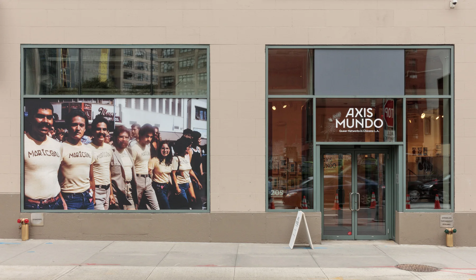 Installation view of Axis Mundo: Queer Networks in Chicano L.A. at 205 Hudson Gallery. Photo by Stan Narten. Courtesy of Hunter College Art Galleries.