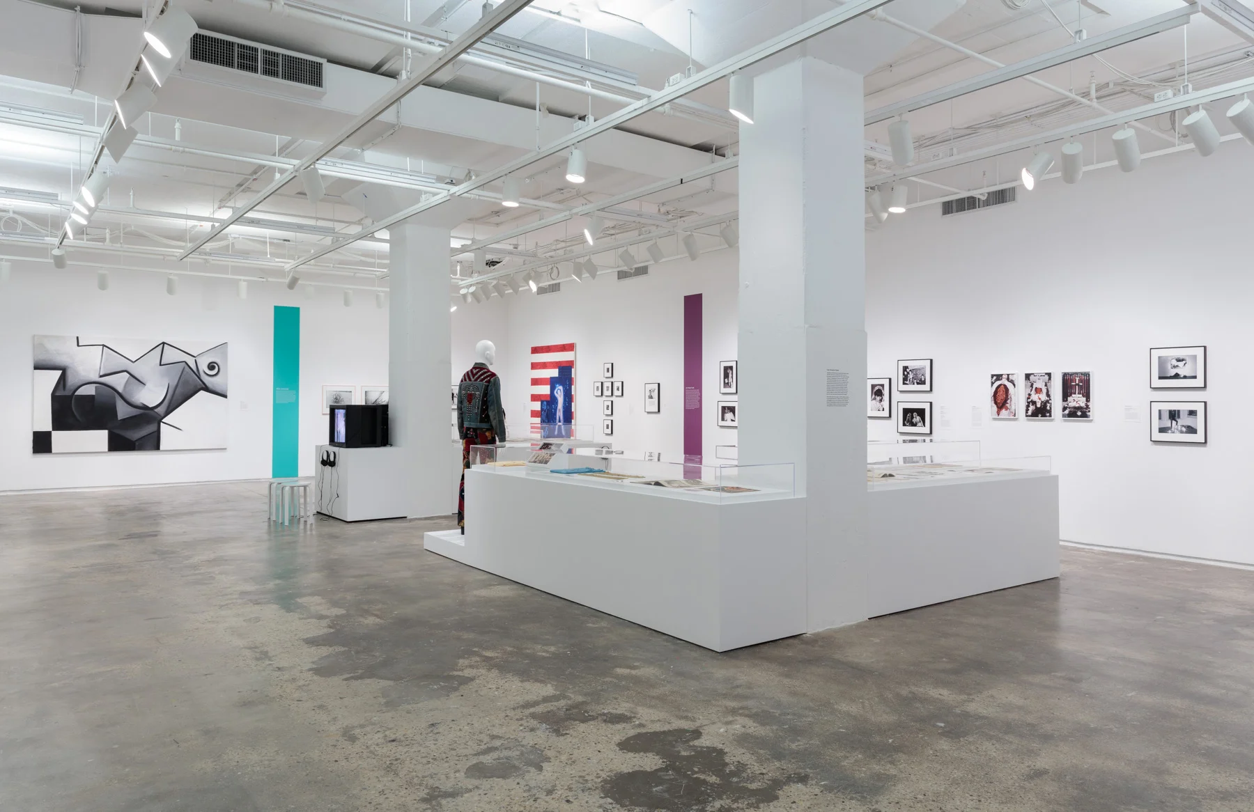 Installation view of Axis Mundo: Queer Networks in Chicano L.A. at 205 Hudson Gallery. Photo by Stan Narten. Courtesy of Hunter College Art Galleries.