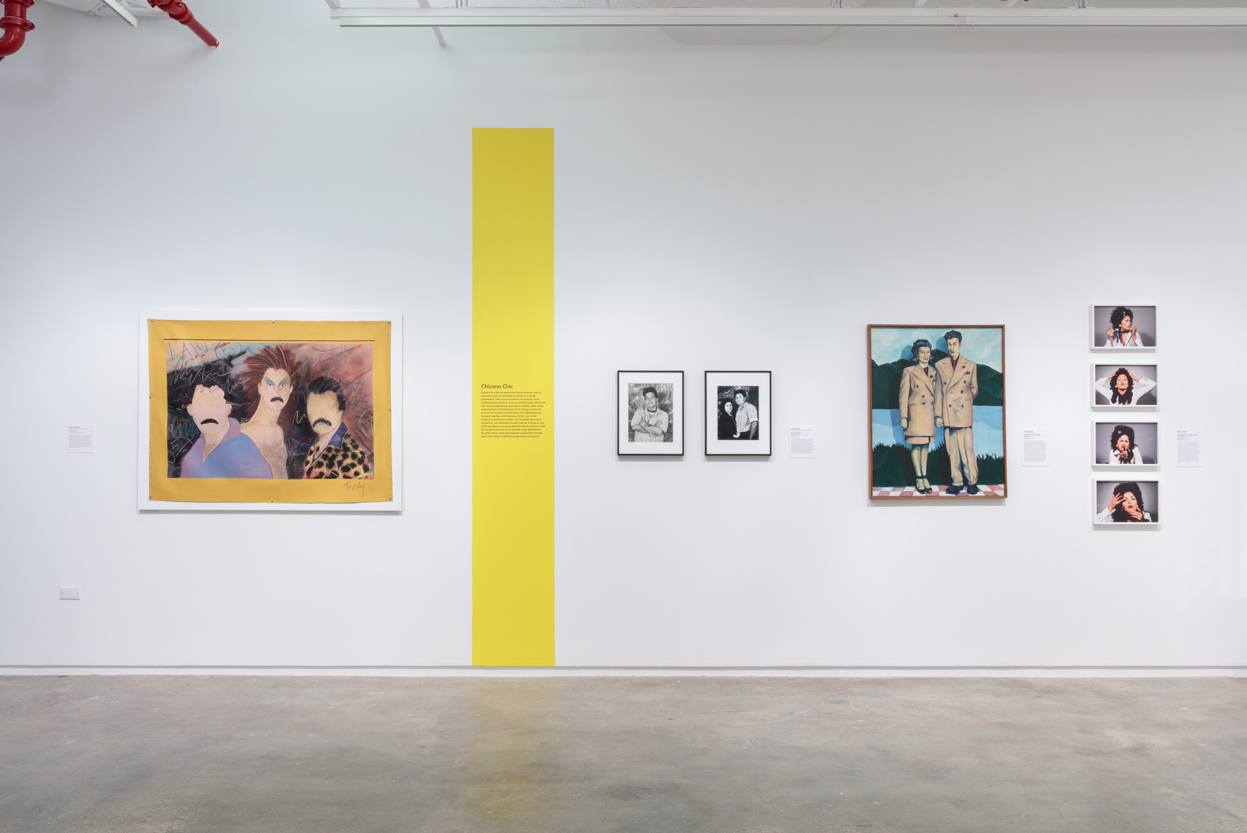  Installation view of  Axis Mundo: Queer Networks in Chicano L.A.  at 205 Hudson Gallery. Photo by Stan Narten. Courtesy of Hunter College Art Galleries. 