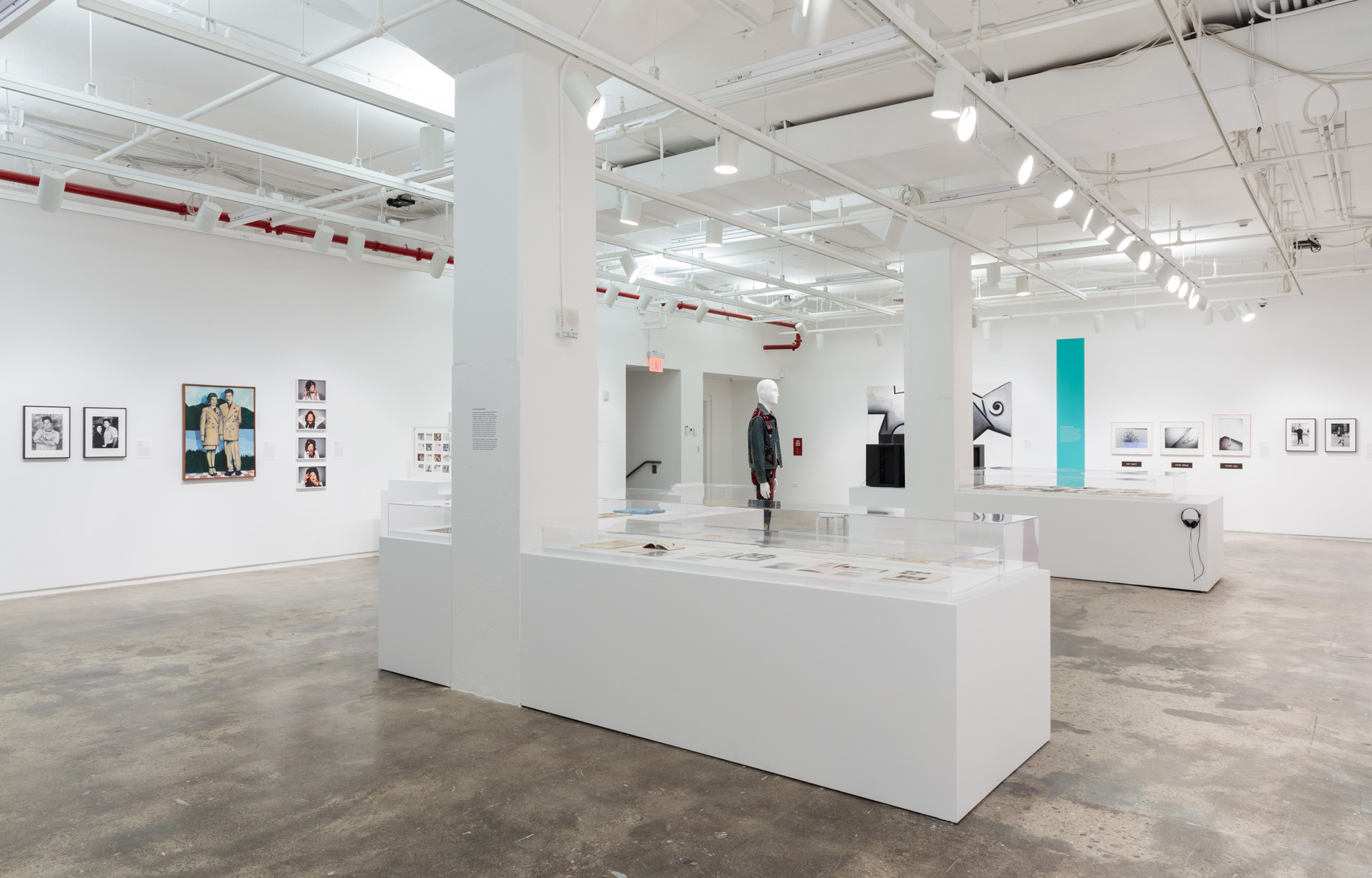  Installation view of  Axis Mundo: Queer Networks in Chicano L.A.  at 205 Hudson Gallery. Photo by Stan Narten. Courtesy of Hunter College Art Galleries. 