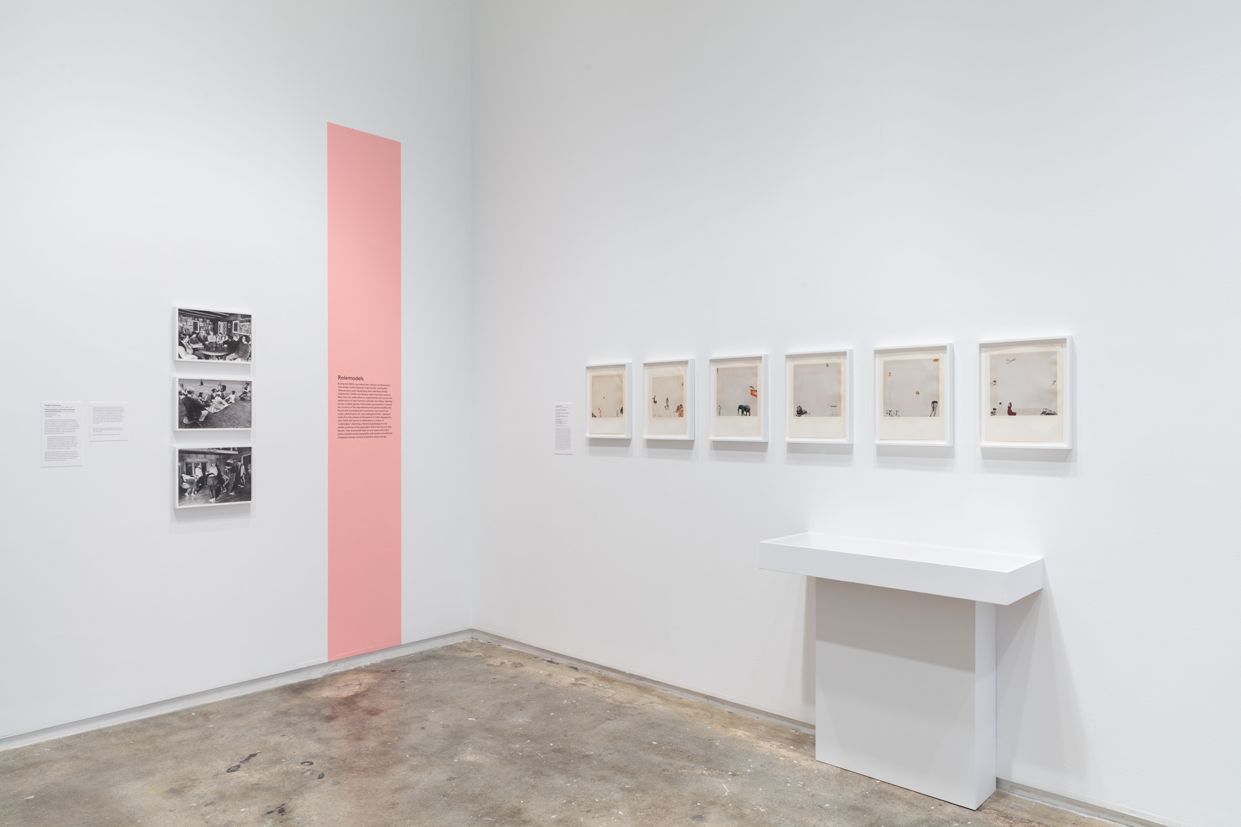  Installation view of  Axis Mundo: Queer Networks in Chicano L.A.  at 205 Hudson Gallery. Photo by Stan Narten. Courtesy of Hunter College Art Galleries. 