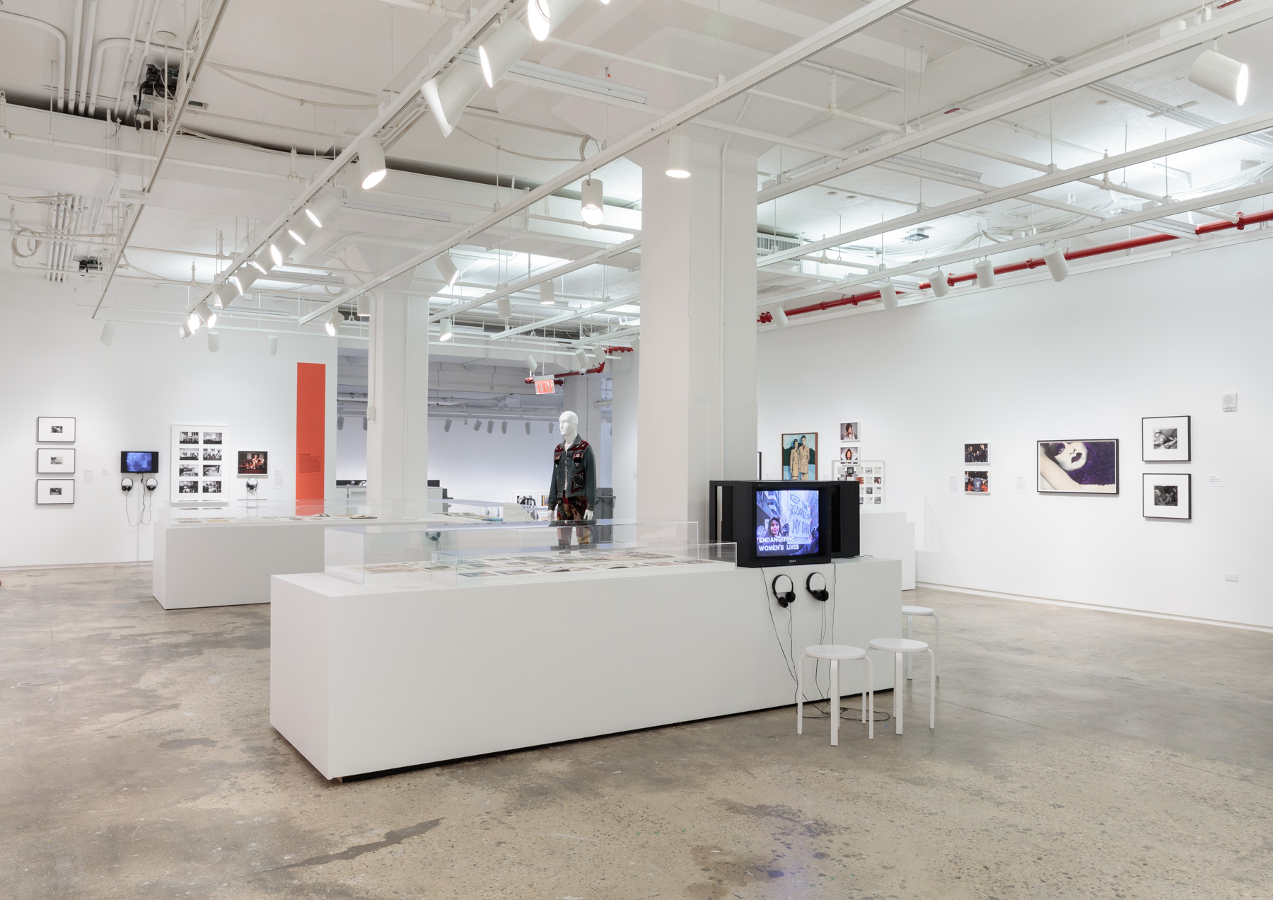  Installation view of  Axis Mundo: Queer Networks in Chicano L.A.  at 205 Hudson Gallery. Photo by Stan Narten. Courtesy of Hunter College Art Galleries. 