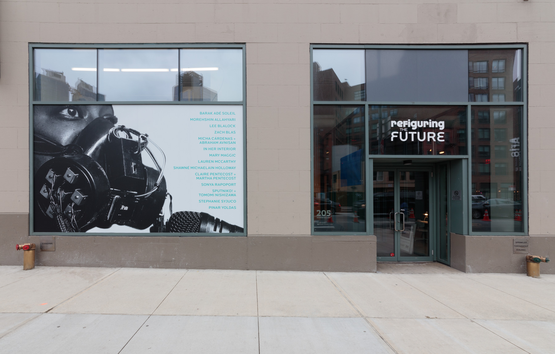  Installation view:  Refiguring the Future , Hunter College Art Galleries, 2019. Photo by Stan Narten. 