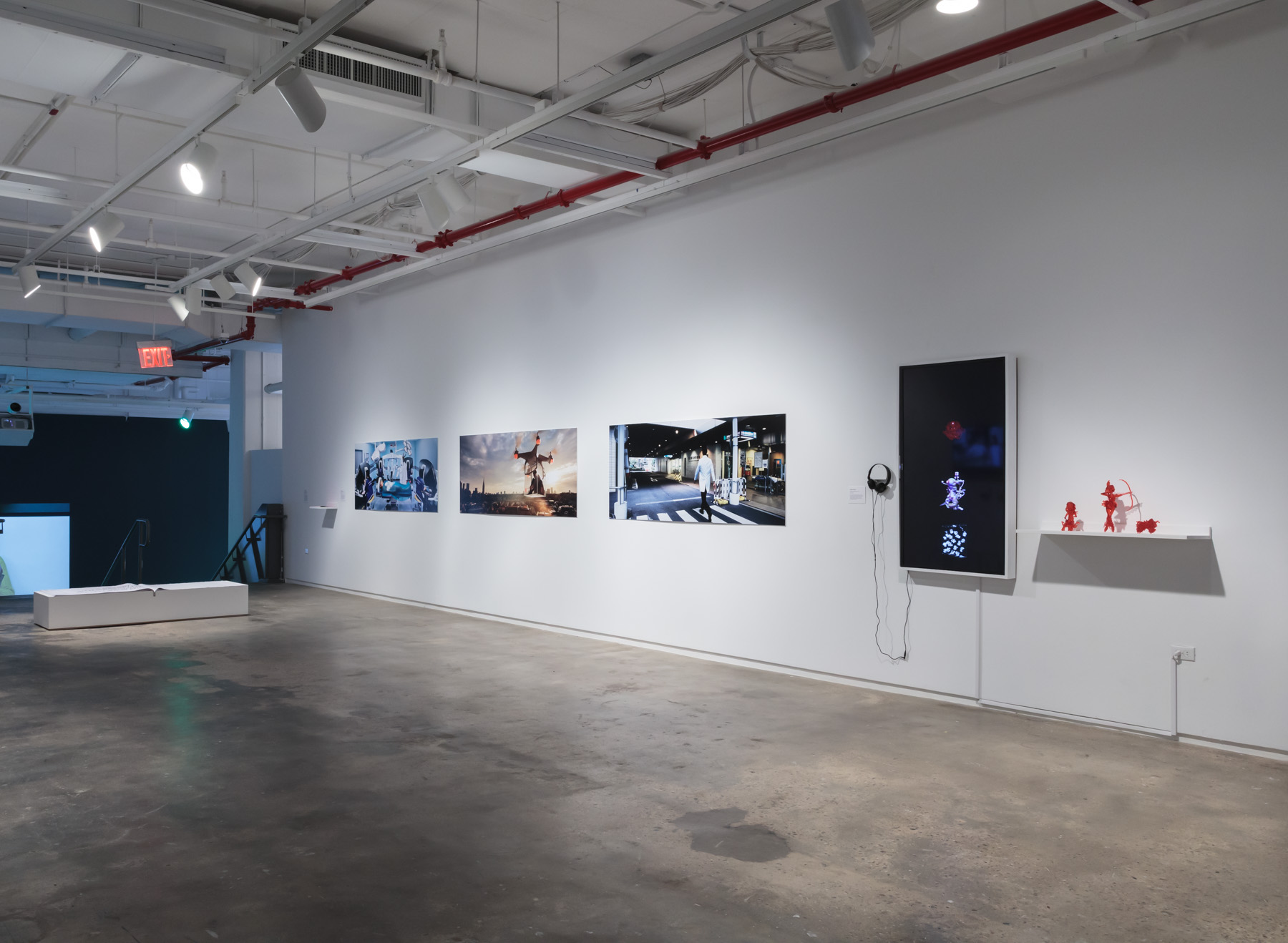 Installation view: Refiguring the Future , Hunter College Art Galleries, 2019. Photo by Stan Narten.