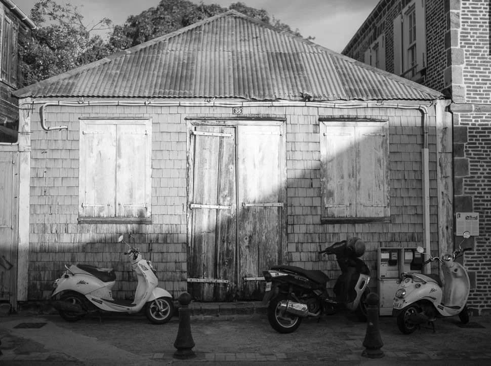 Gustavia en fin de journée / Gustavia at the end of the day