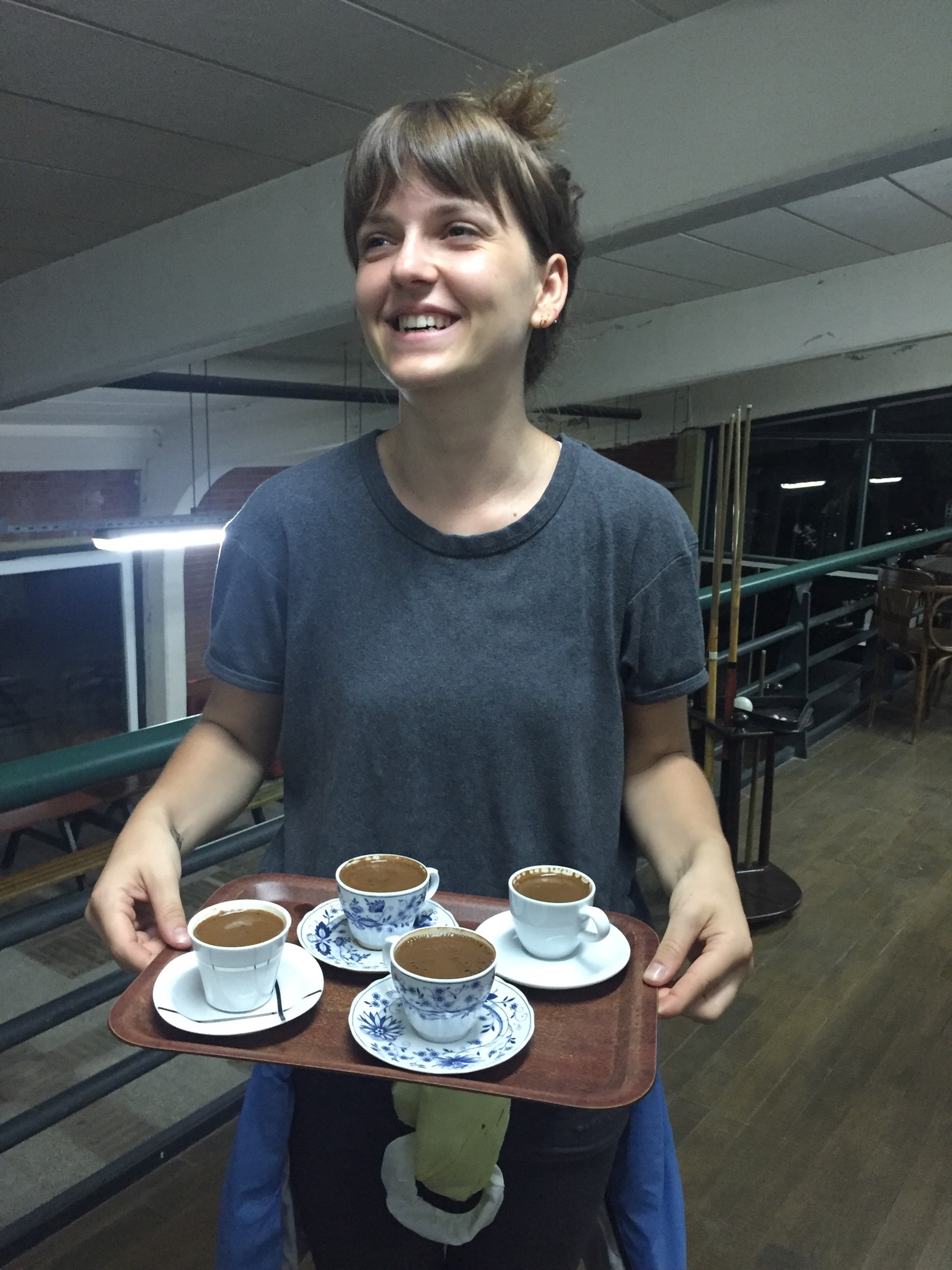  After drinking you must have Turkish coffee! So delicious and thank you to Vahide for showing me how to make it, and for reading our coffee fortunes.&nbsp; 