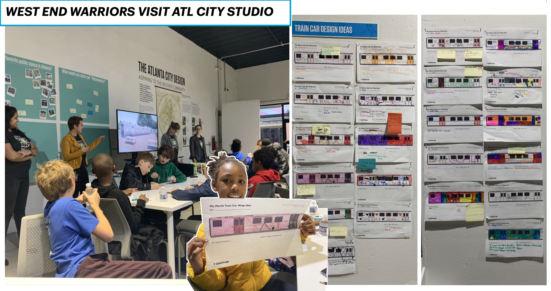 Atlanta City Studio design session with West End youth players