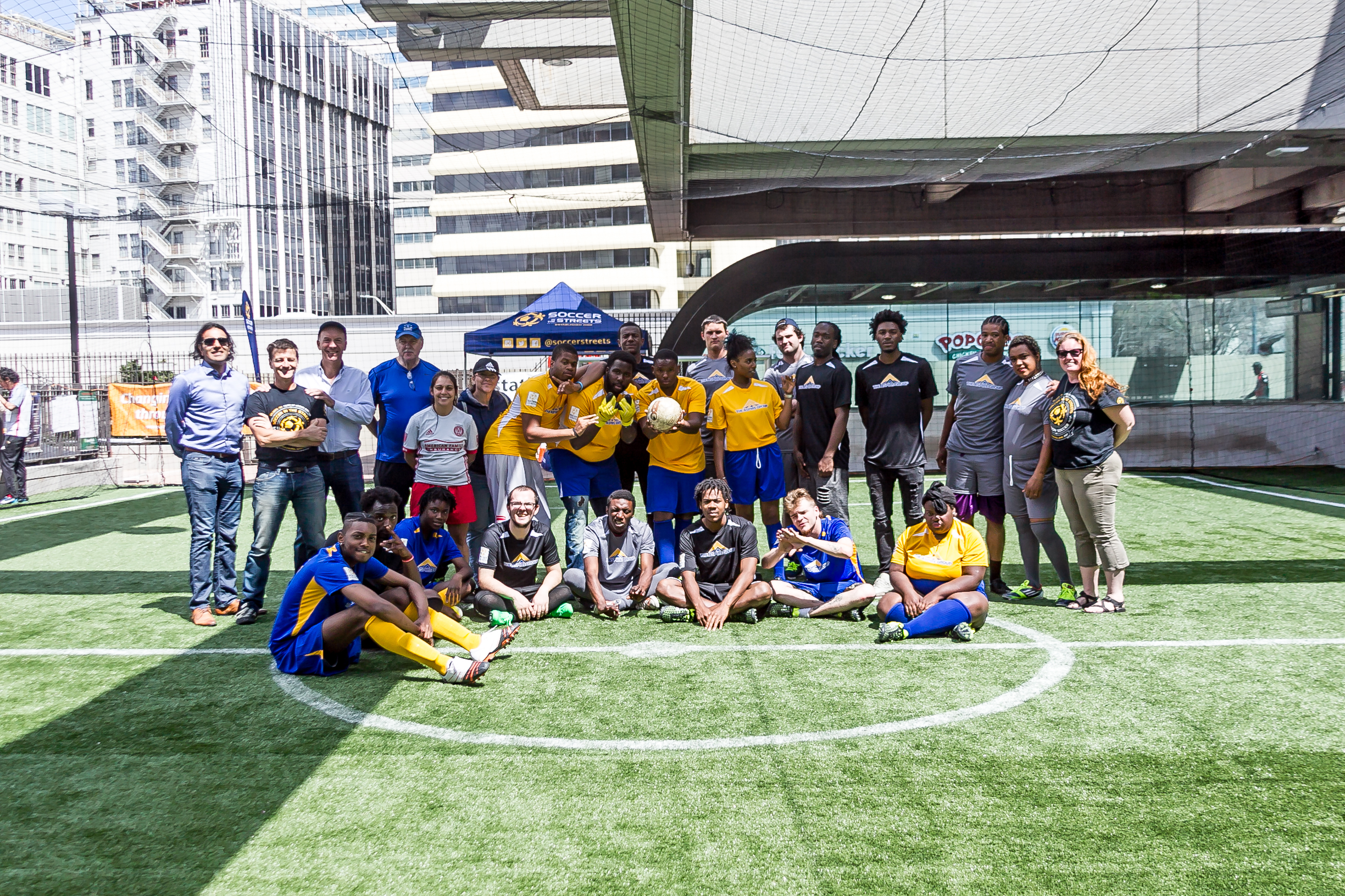The tournament, played at Station Soccer in MARTA Five Points, was hosted by ‘The Aspire Group’ in partnership with ‘Soccer in the Streets’