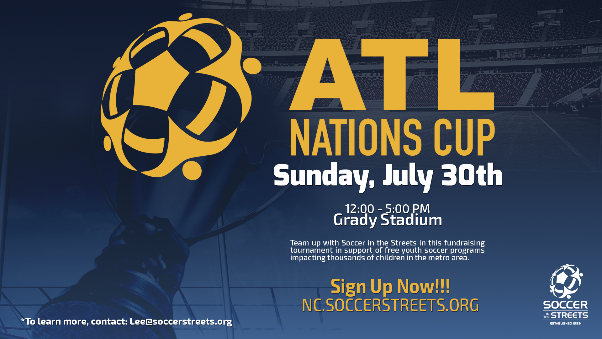   The Fundraiser tournament benefits thousands of underserved children in metro Atlanta  