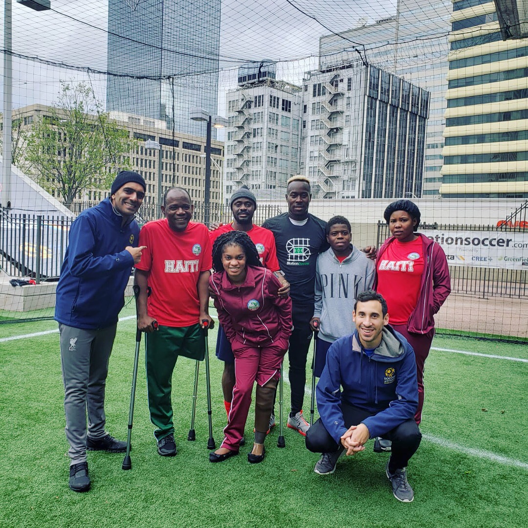  Haitian Team playing at StationSoccer- Five Points in Atlanta, GA 