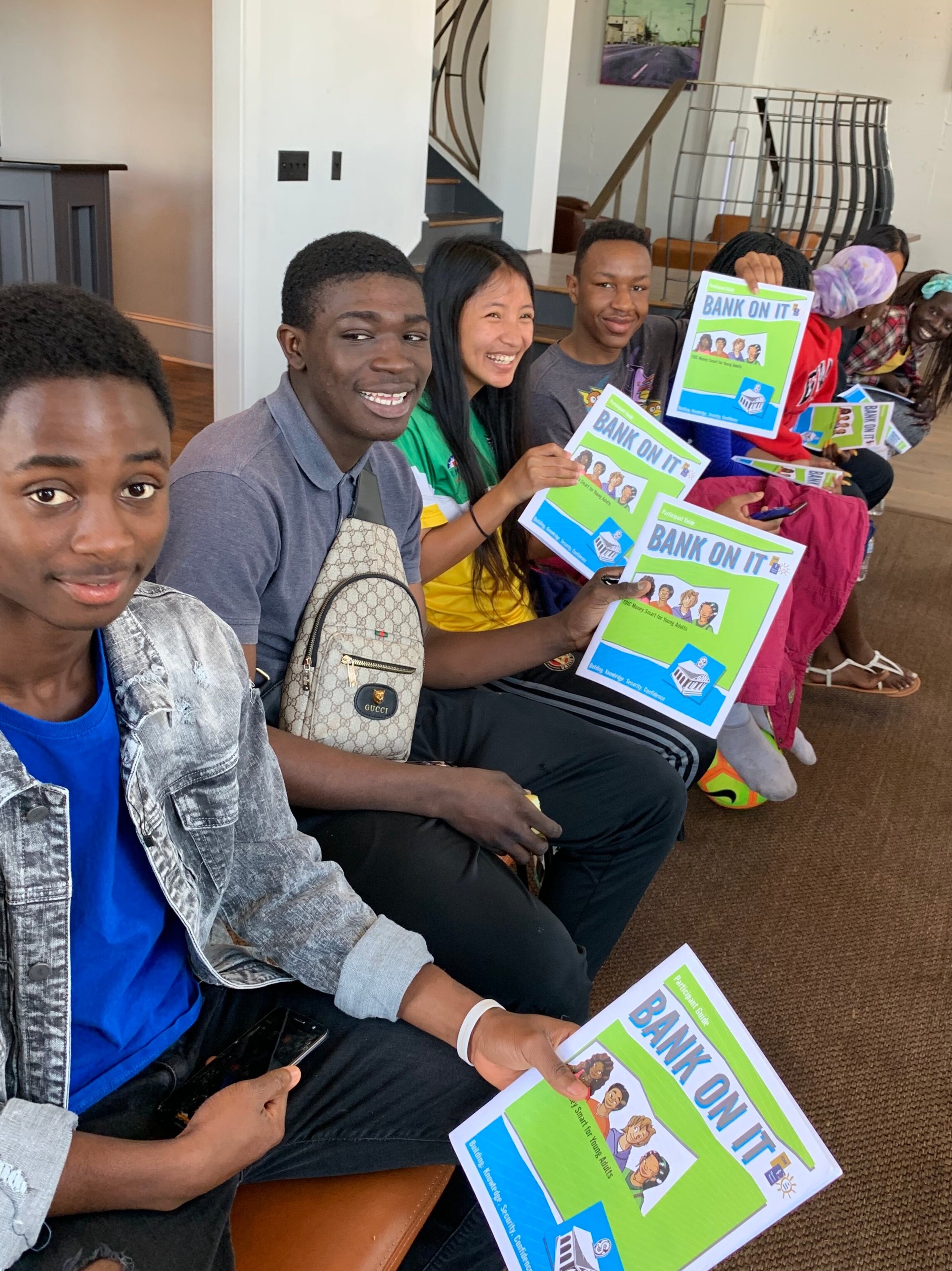 Youth players attending our financial literacy program