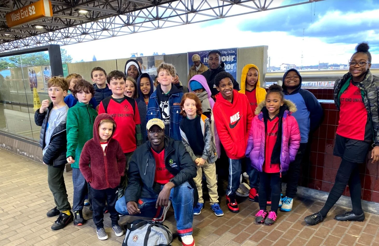 West End Kids riding MARTA