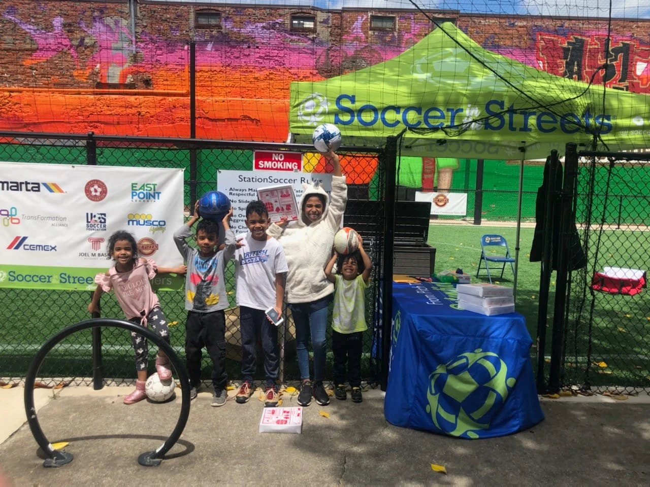 The Chestnut Family Foundation Supports Soccer in the Streets 