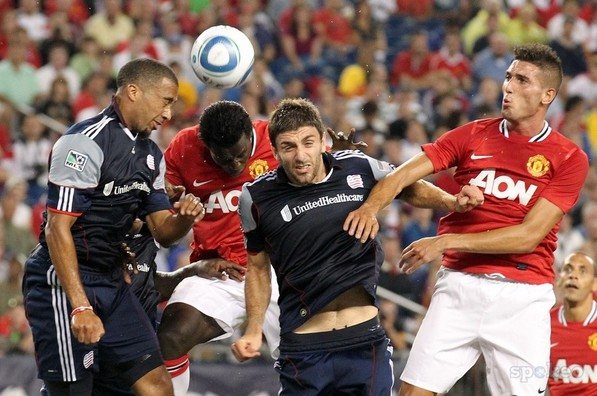  Otto (left) playing during an MLS game 