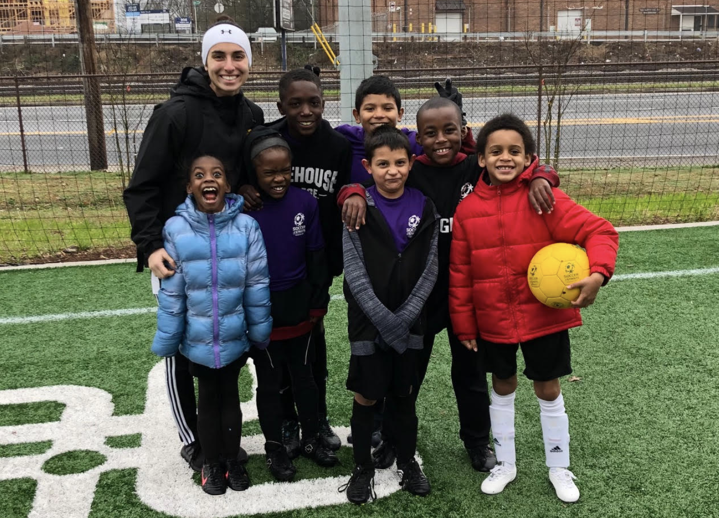 Coach Nadia with SITS players