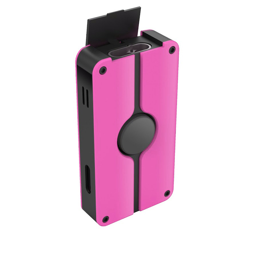Jetline Bolero torch lighter in pink with built in cigar punch-cutter