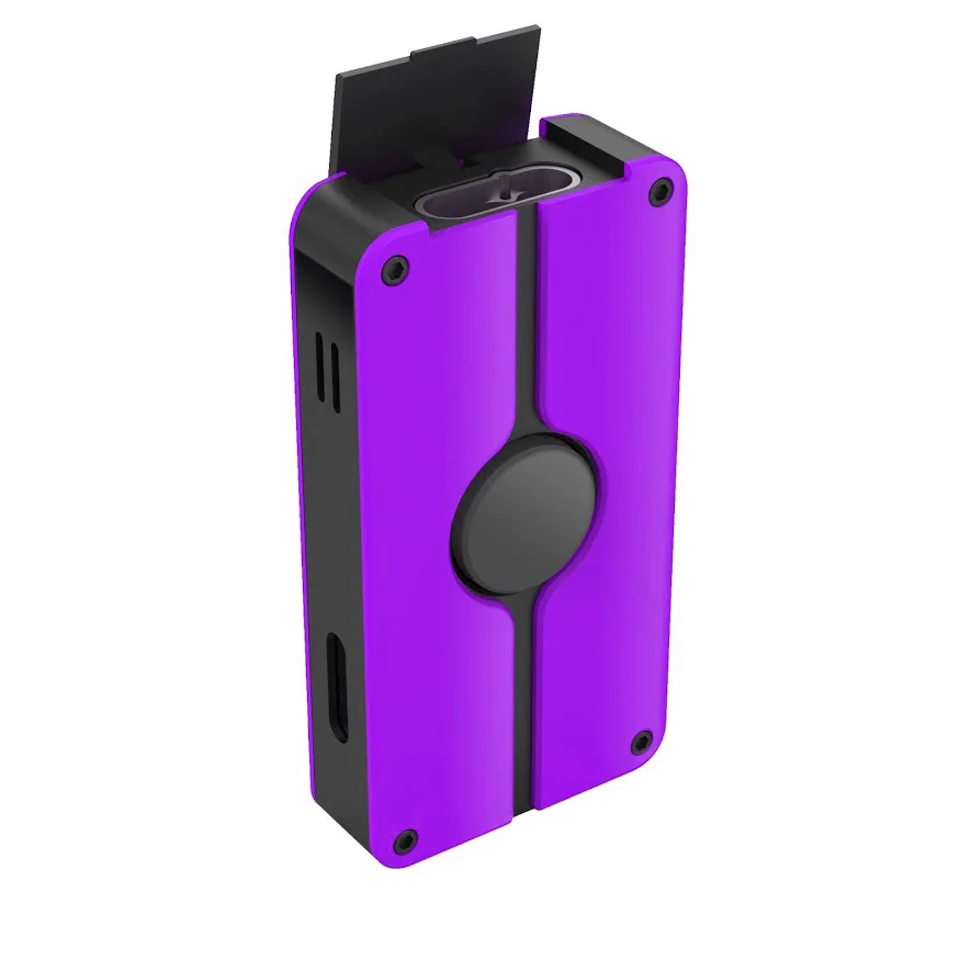Jetline Bolero torch lighter in purple with built in cigar punch-cutter