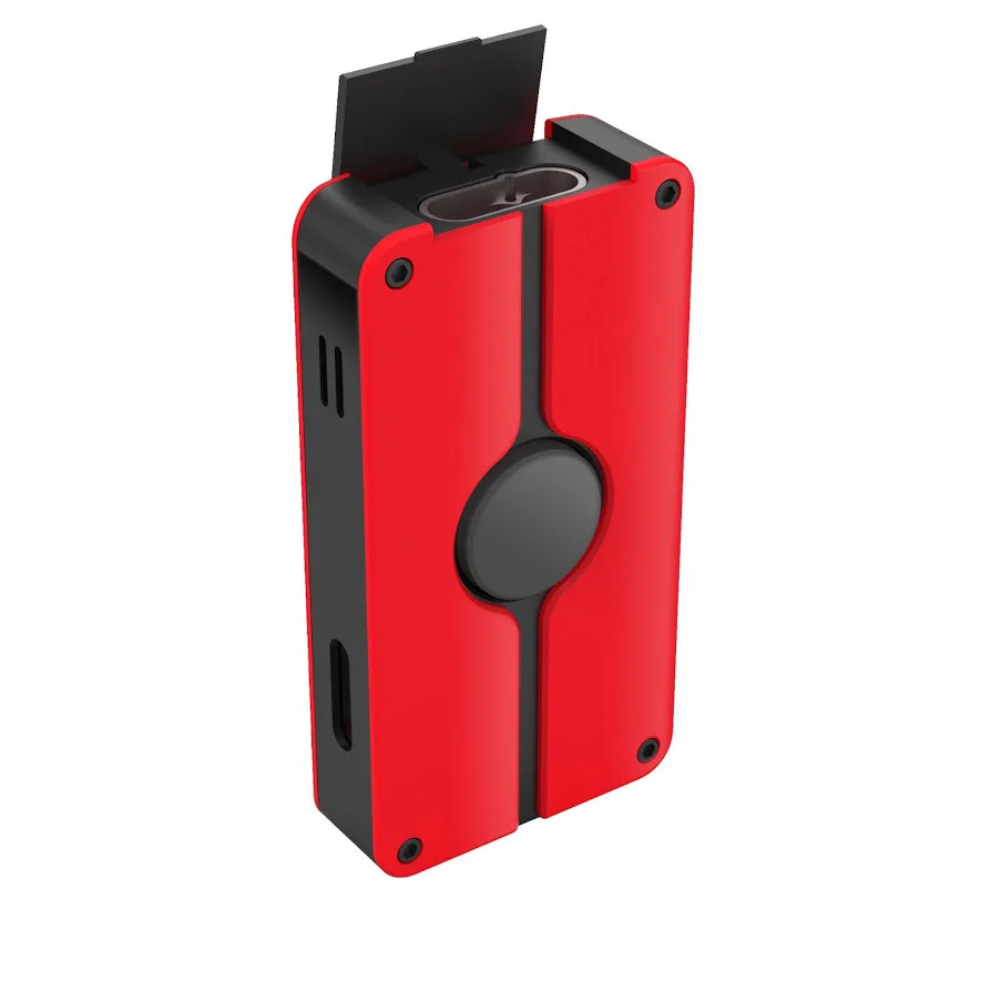 Jetline Bolero torch lighter in red with built in cigar punch-cutter