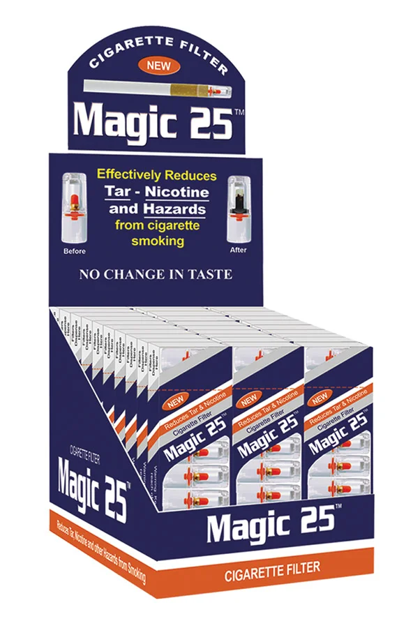 tar and nicotine filters for cigarettes Magic 25
