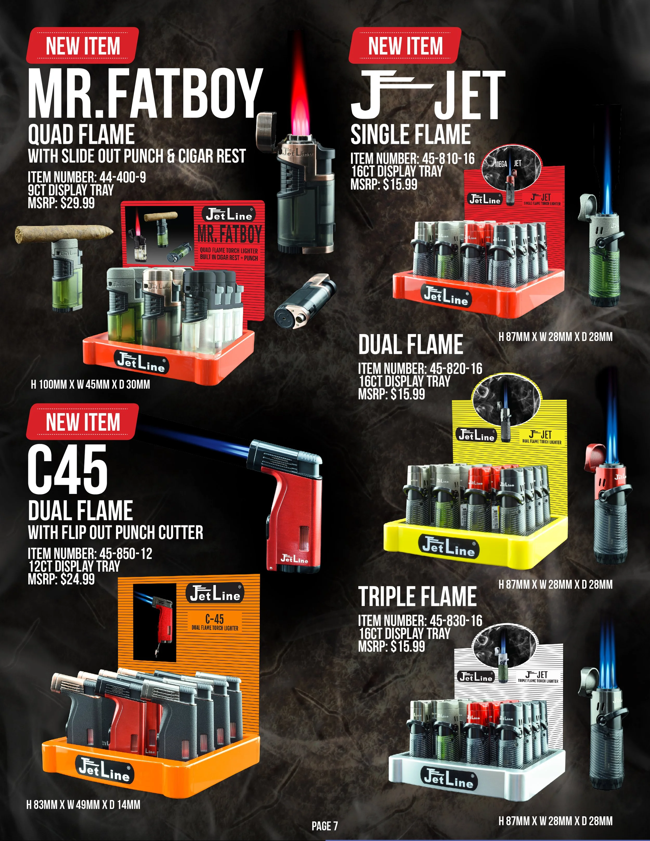 Catalog — Jetline Lighter