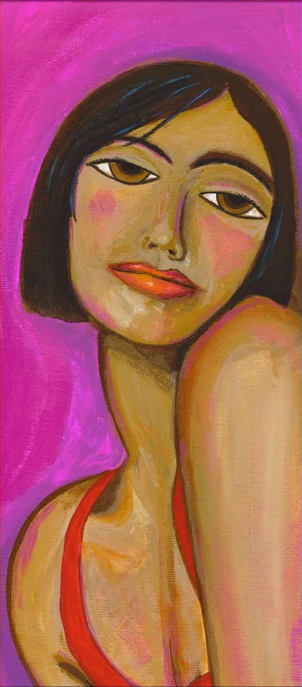 Lady in Red - Sold